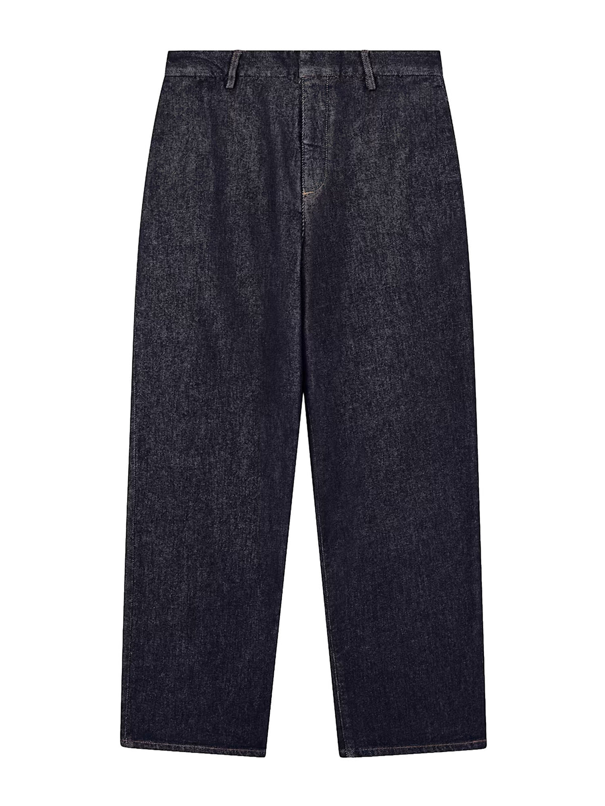 Armani Exchange Jeans con vestibilità over in denim di cotone stretch Blu