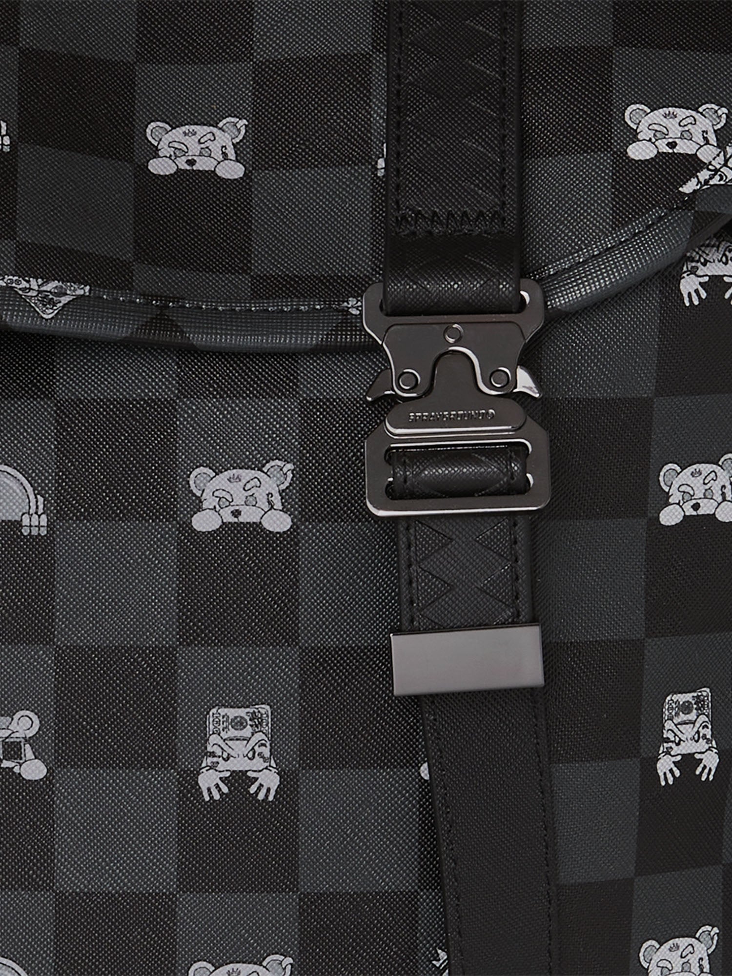 Sprayground Monte Carlo Shark Peeking Nero