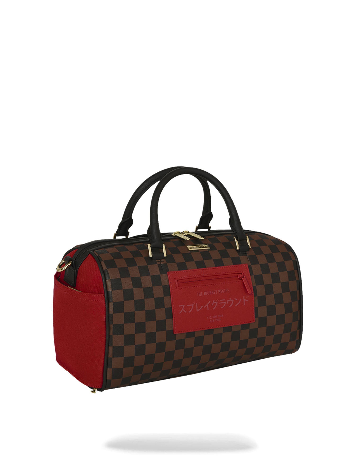 Sprayground Red Redemption Mini Duffle Marrone