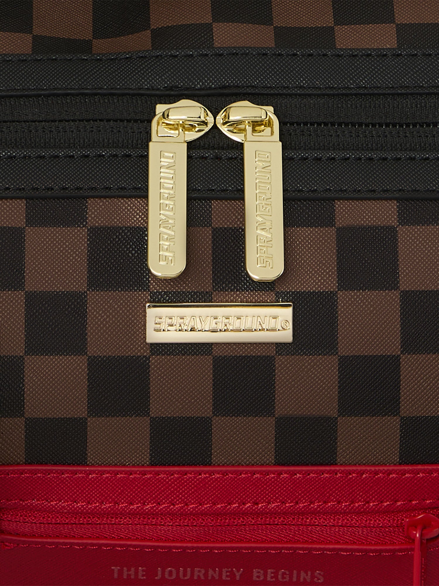 Sprayground Red Redemption Mini Duffle Marrone