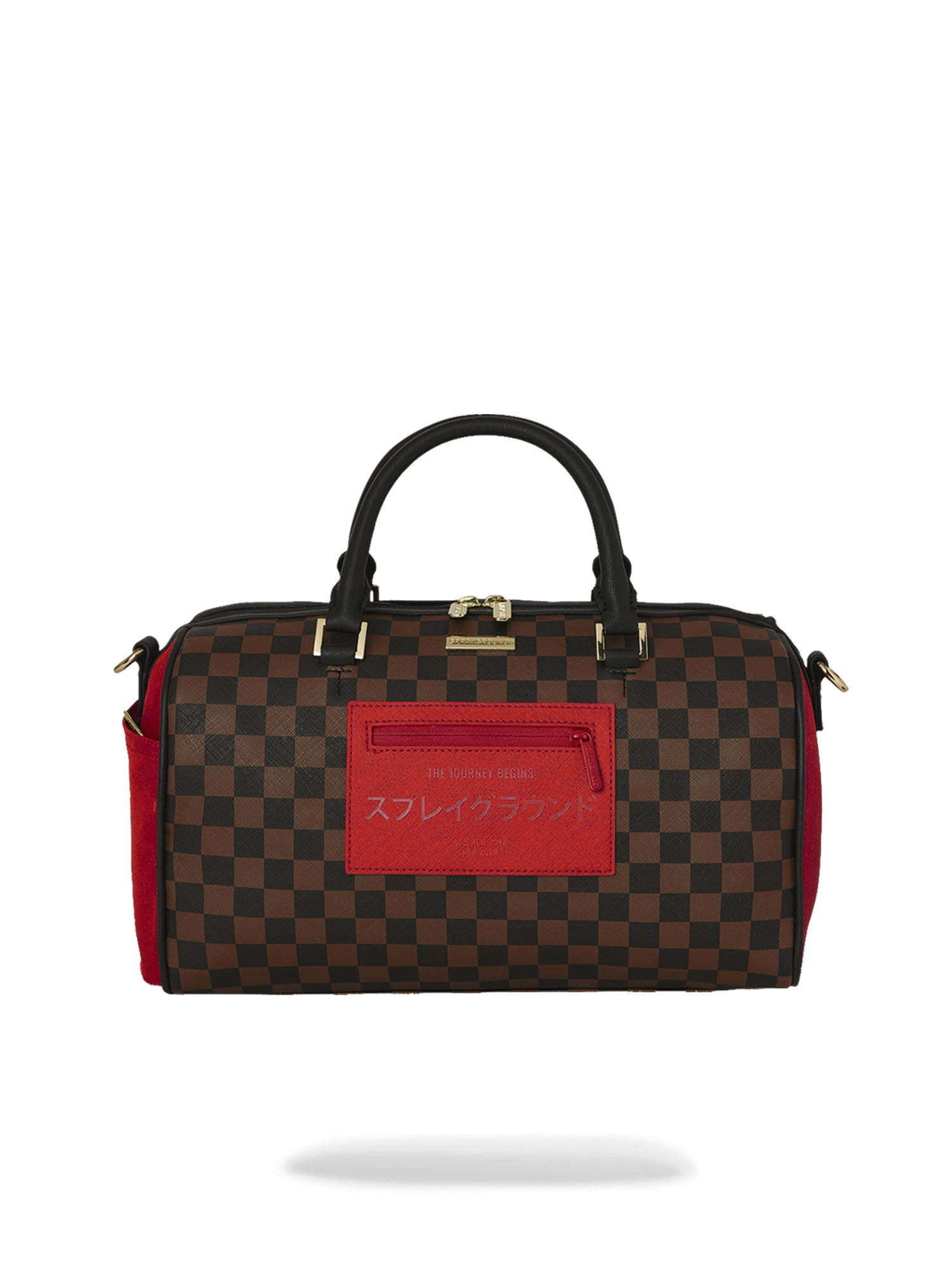 Sprayground Red Redemption Mini Duffle Marrone