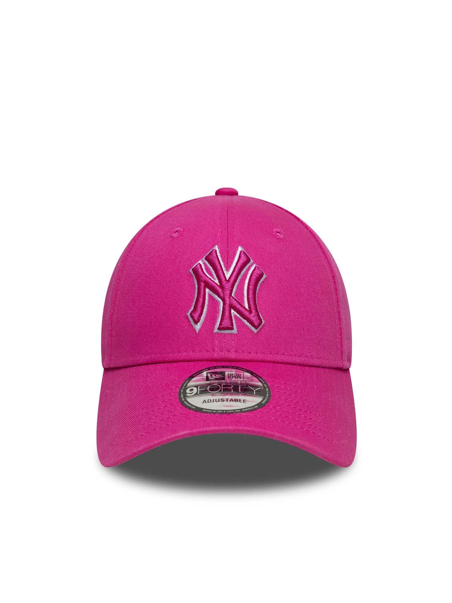 New Era Cappellino 9FORTY New York Yankees MLB Team Outline Rosa
