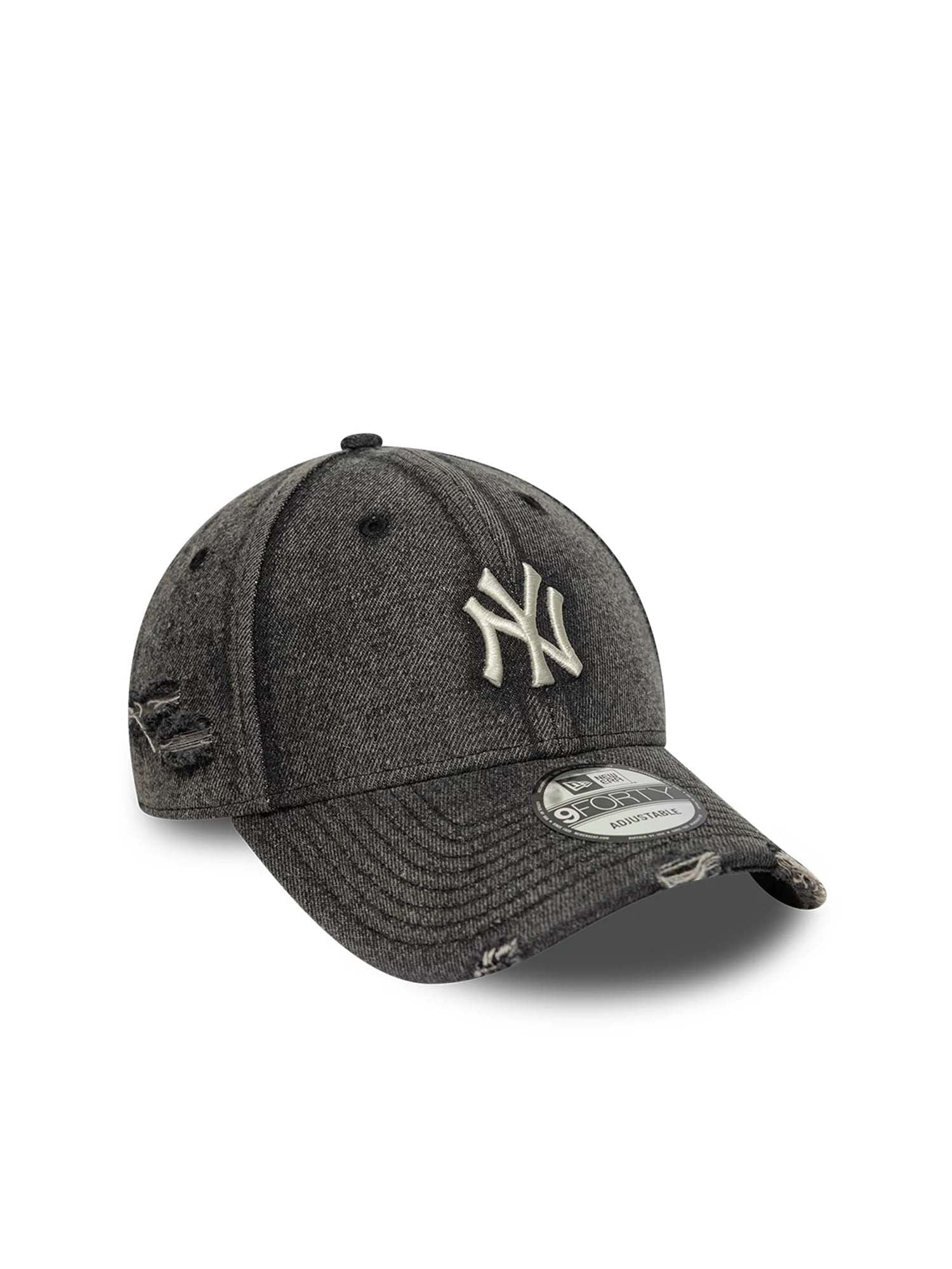 New Era Cappellino 9FORTY New York Yankees MLB Acid Wash Nero
