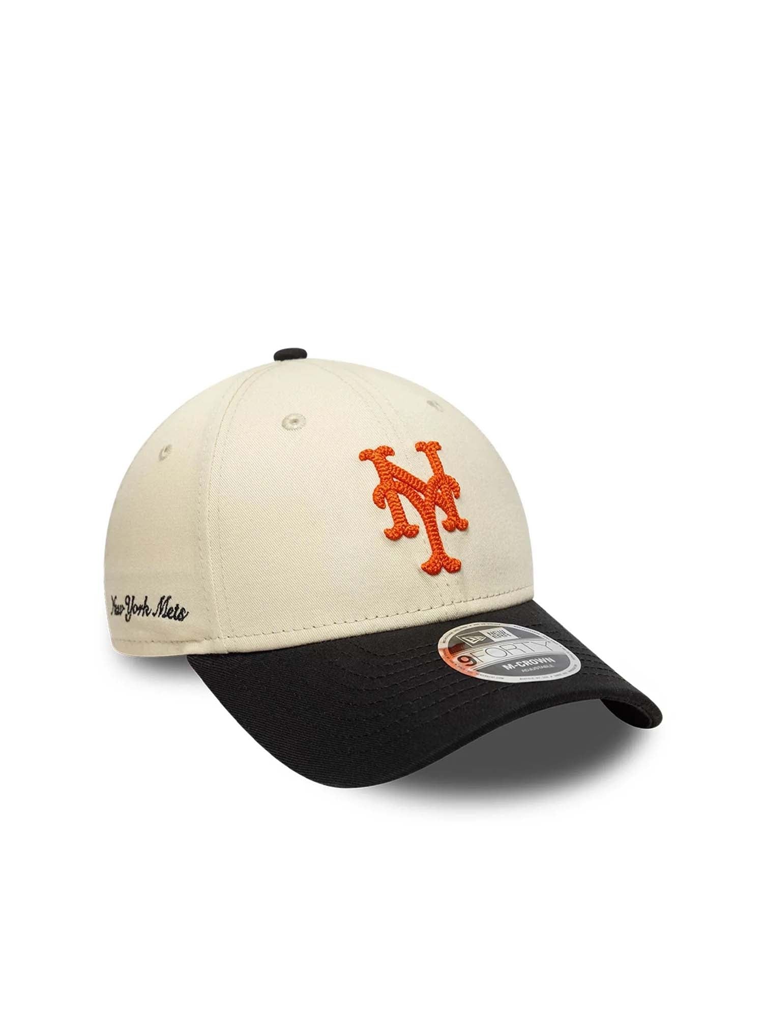 New Era Cappellino 9FORTY M-Crown New York Mets MLB Side Script Giallo