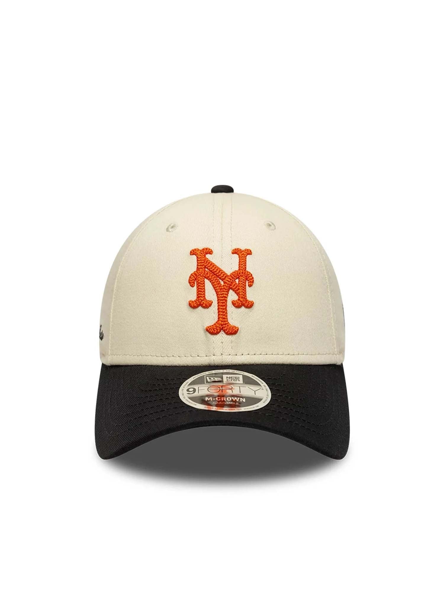 New Era Cappellino 9FORTY M-Crown New York Mets MLB Side Script Giallo
