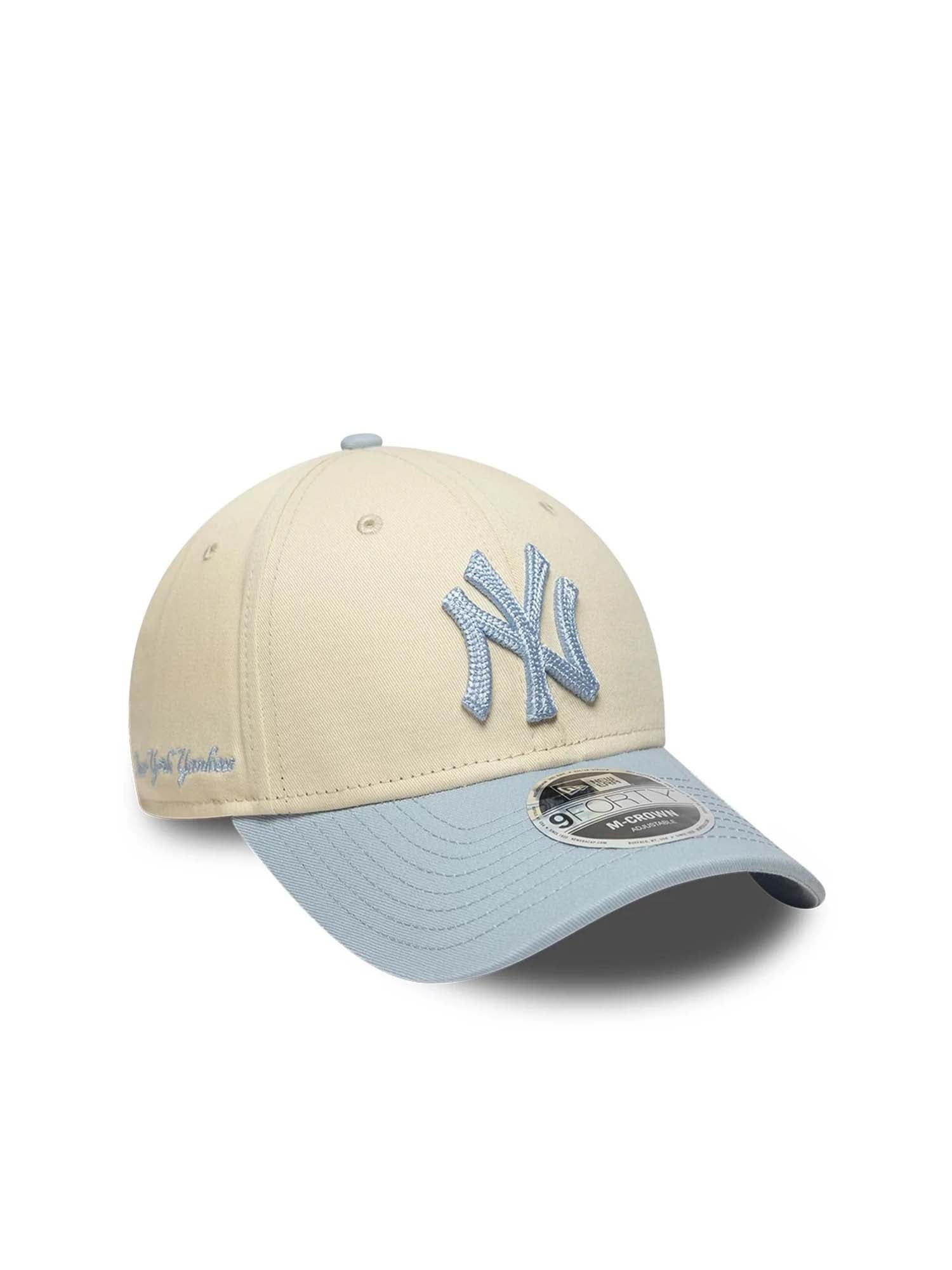 New Era Cappellino 9FORTY M-Crown New York Yankees MLB Side Script Giallo