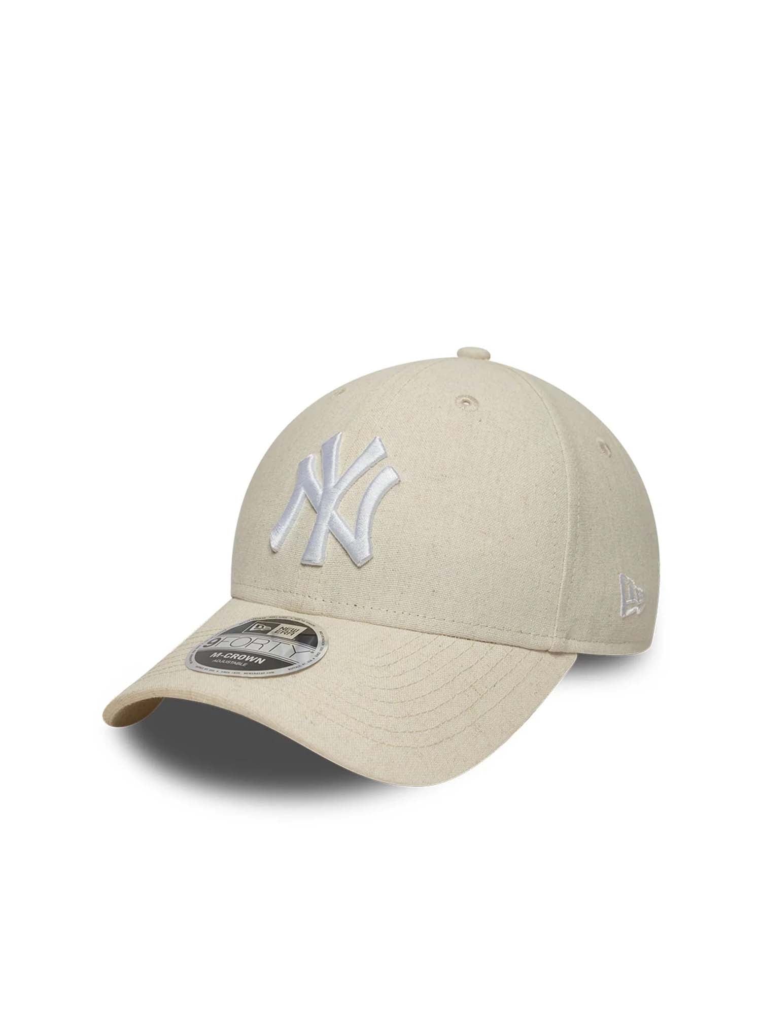 New Era Cappellino 9FORTY M-Crown New York Yankees MLB Linen Giallo