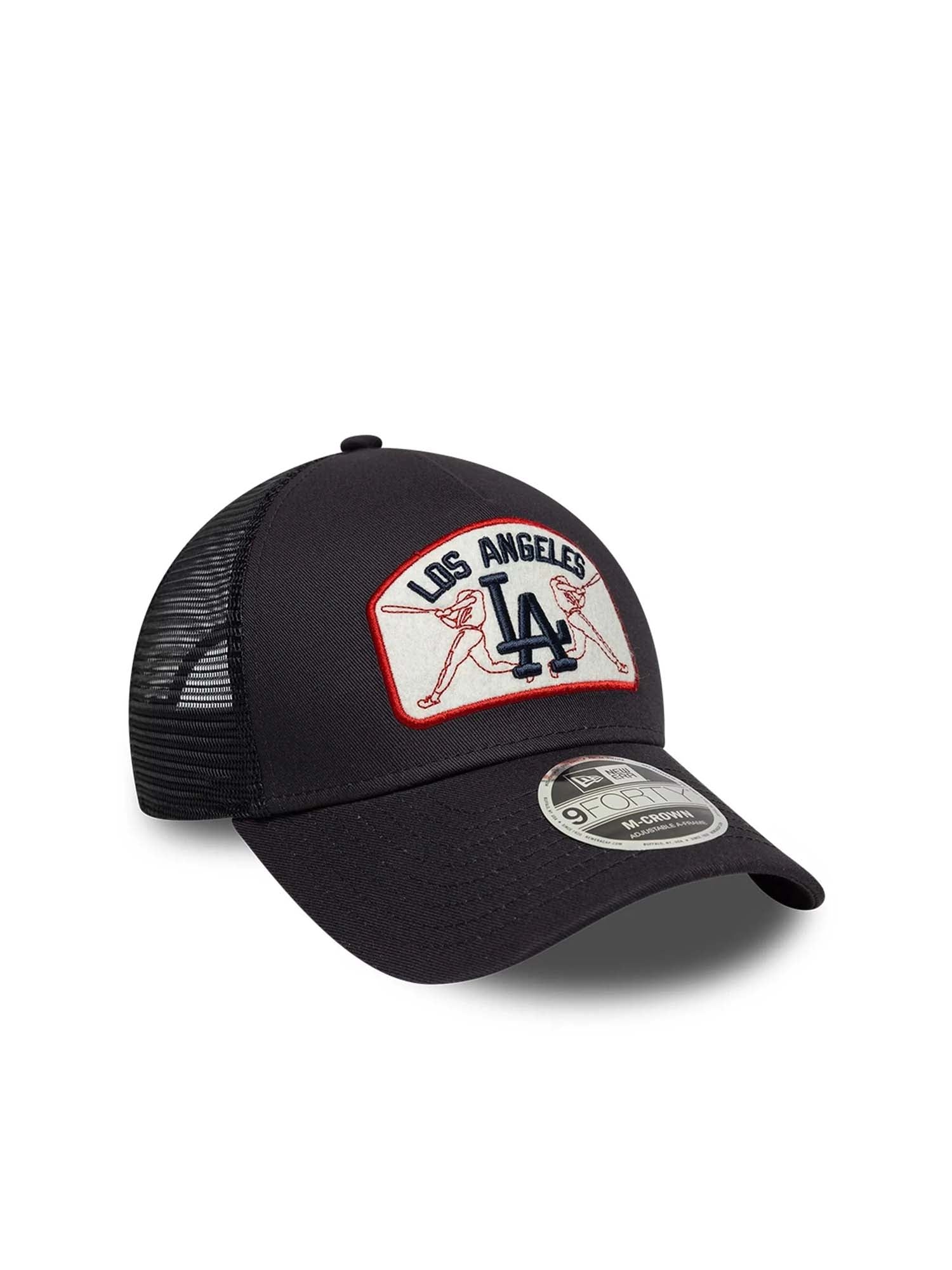 New Era Cappellino 9FORTY M-Crown A-Frame Trucker LA Dodgers MLB Patch Blu