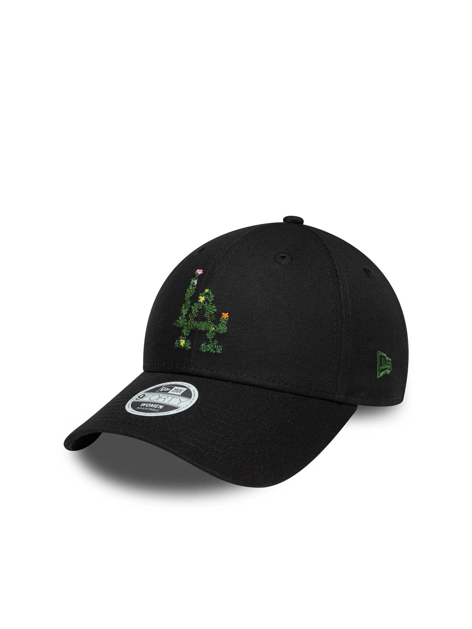New Era Cappellino 9FORTY LA Dodgers MLB Floral Infill Donna Nero