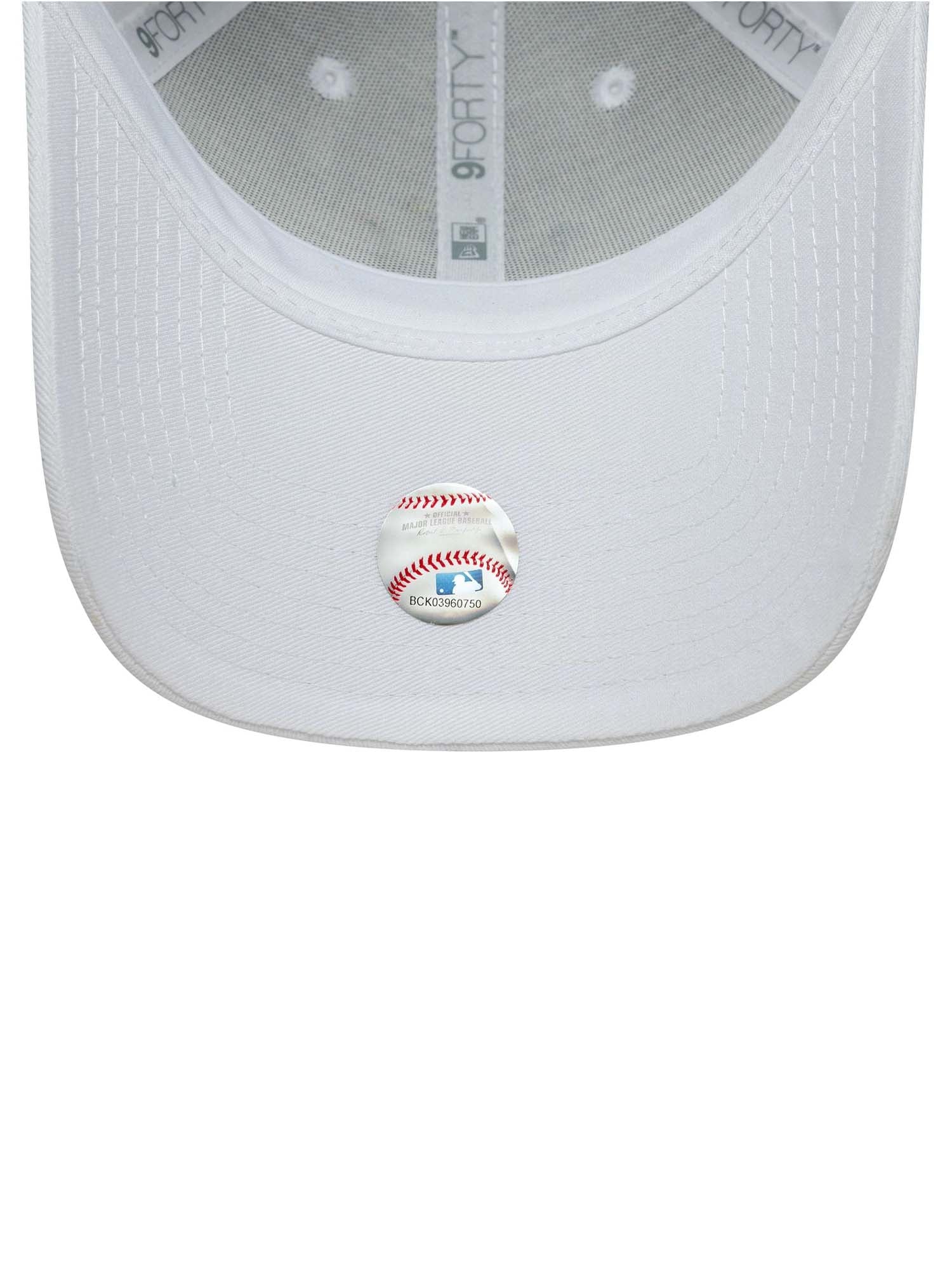 New Era Cappellino 9FORTY New York Yankees MLB Floral Infill Donna Bianco