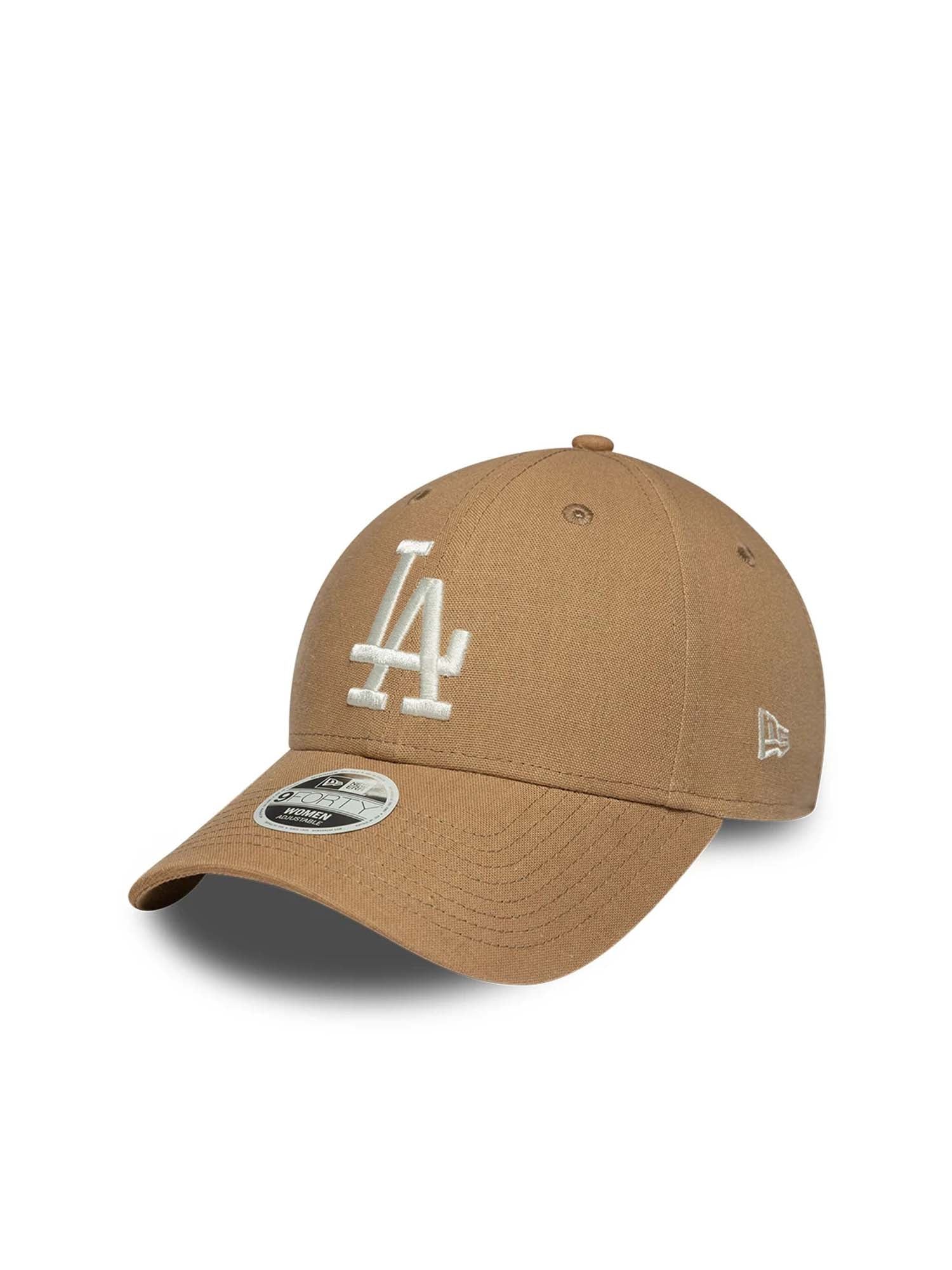 New Era Cappellino 9FORTY LA Dodgers MLB Linen Donna Marrone