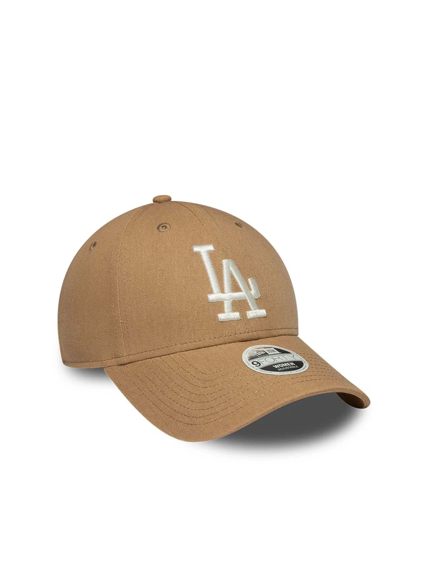 New Era Cappellino 9FORTY LA Dodgers MLB Linen Donna Marrone