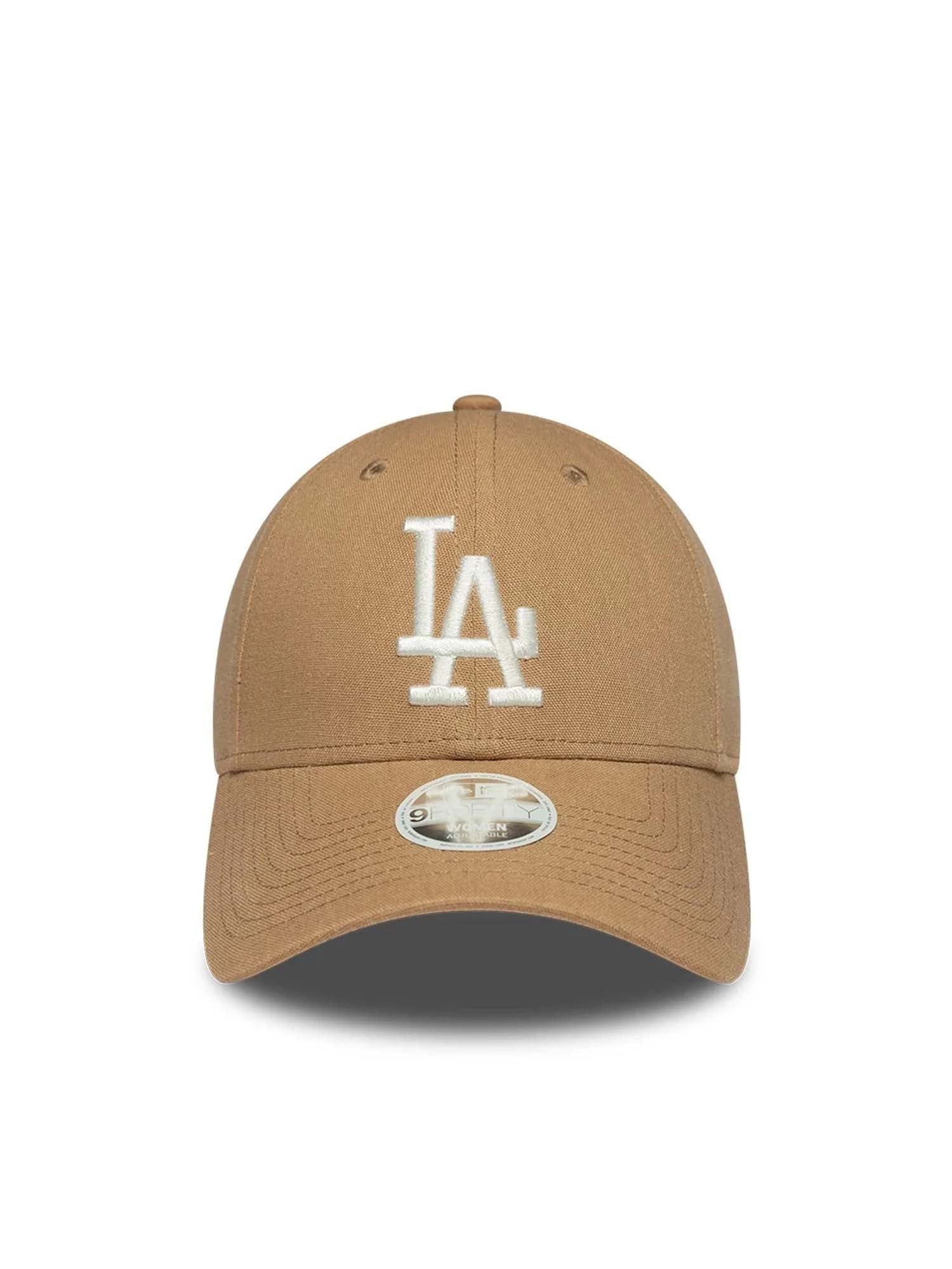 New Era Cappellino 9FORTY LA Dodgers MLB Linen Donna Marrone