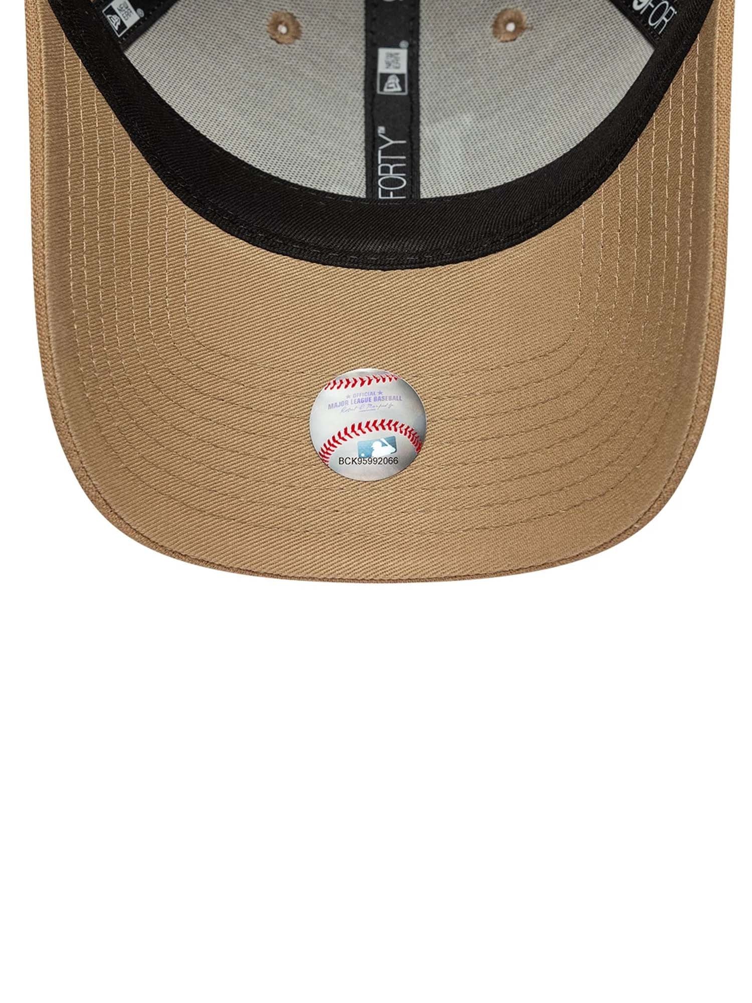 New Era Cappellino 9FORTY LA Dodgers MLB Linen Donna Marrone
