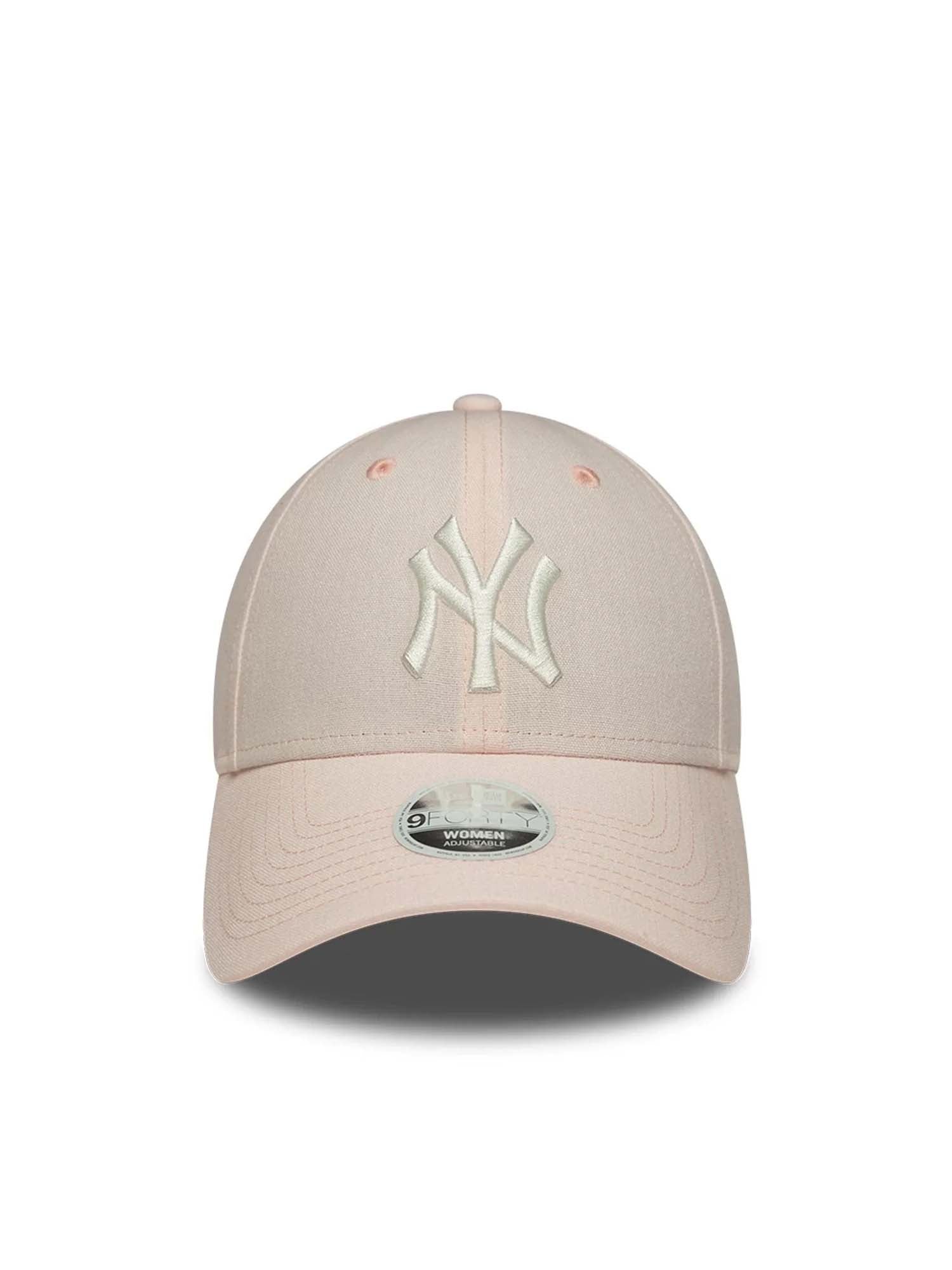 New Era Cappellino 9FORTY New York Yankees MLB Linen Donna Rosa