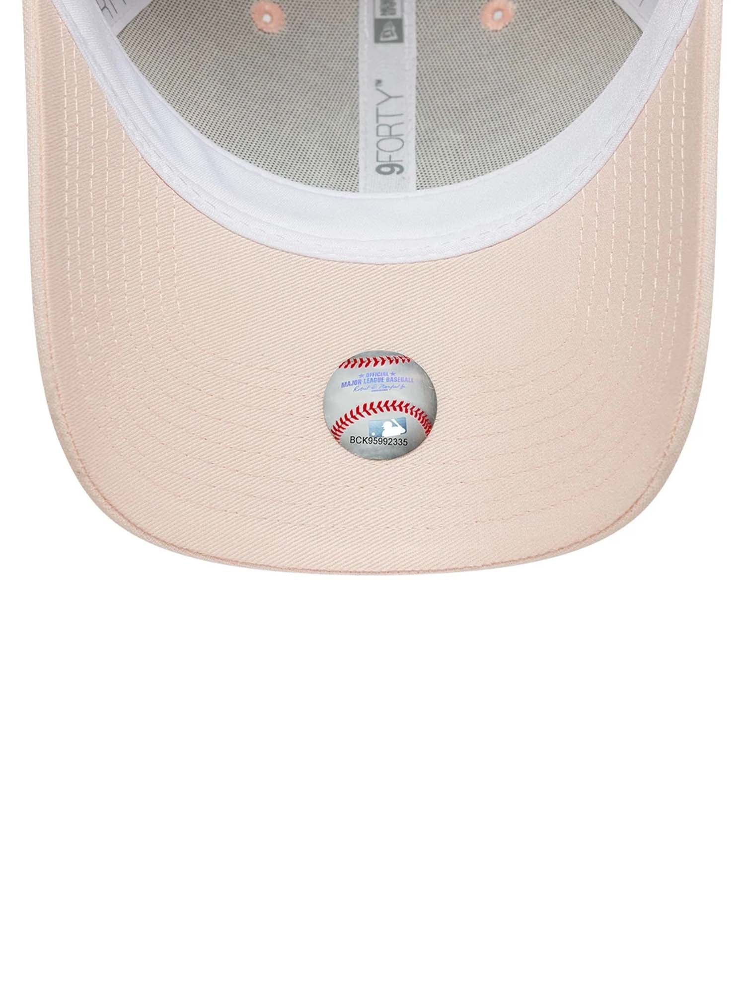 New Era Cappellino 9FORTY New York Yankees MLB Linen Donna Rosa