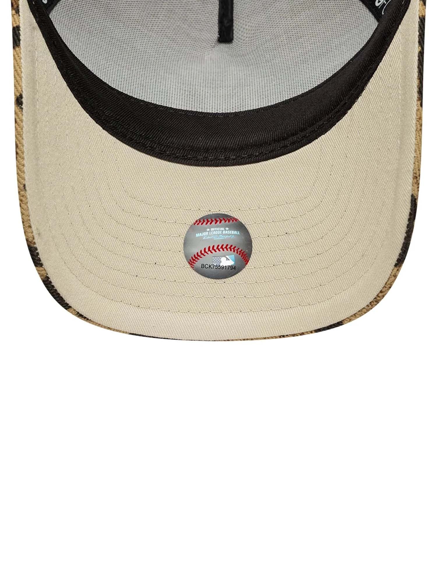 New Era Cappellino 9FORTY M-Crown A-Frame Trucker Yankees MLB Leopard  Donna Animalier