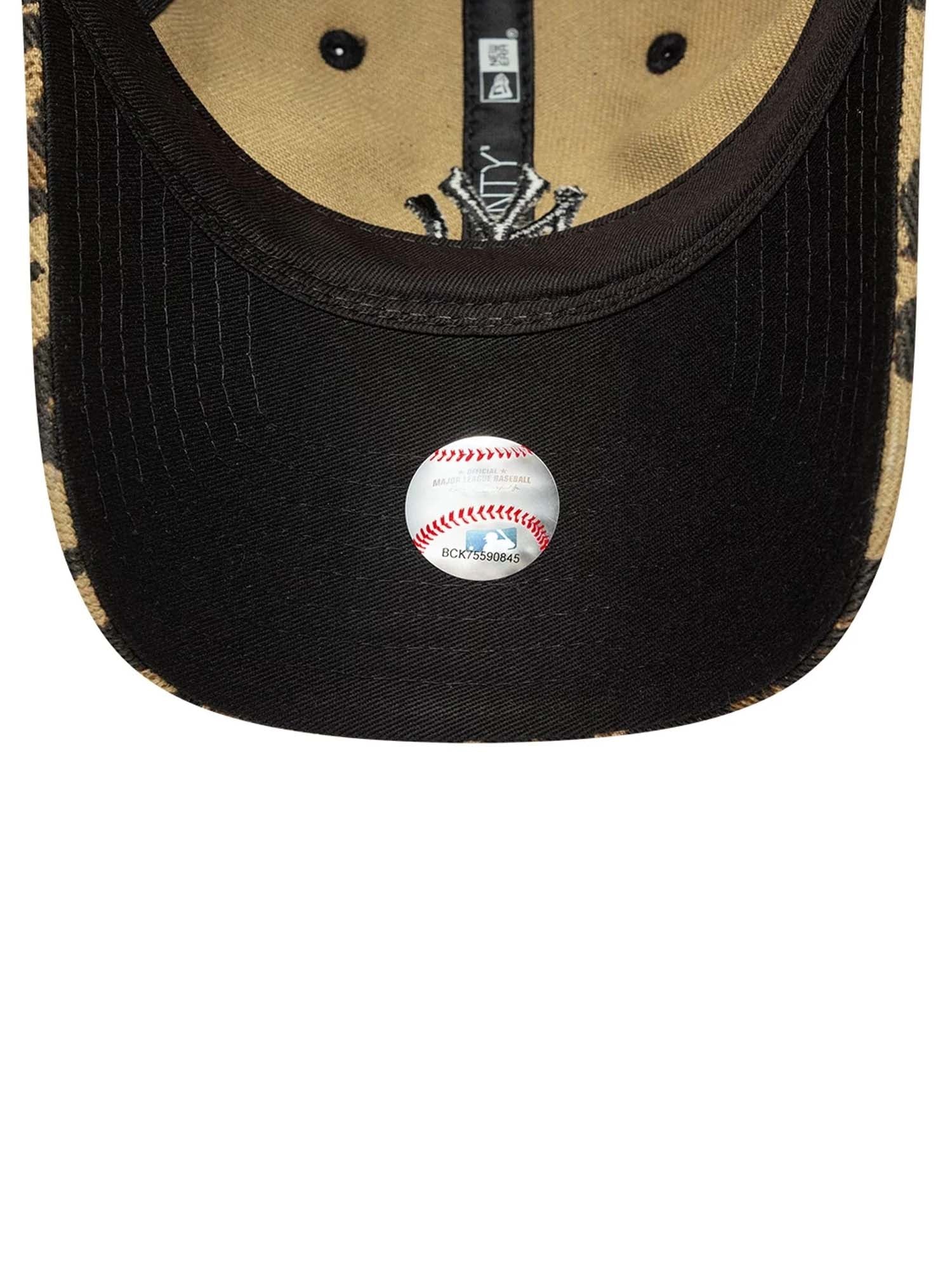 New Era Cappellino 9TWENTY New York Yankees MLB Leopard Donna Animalier