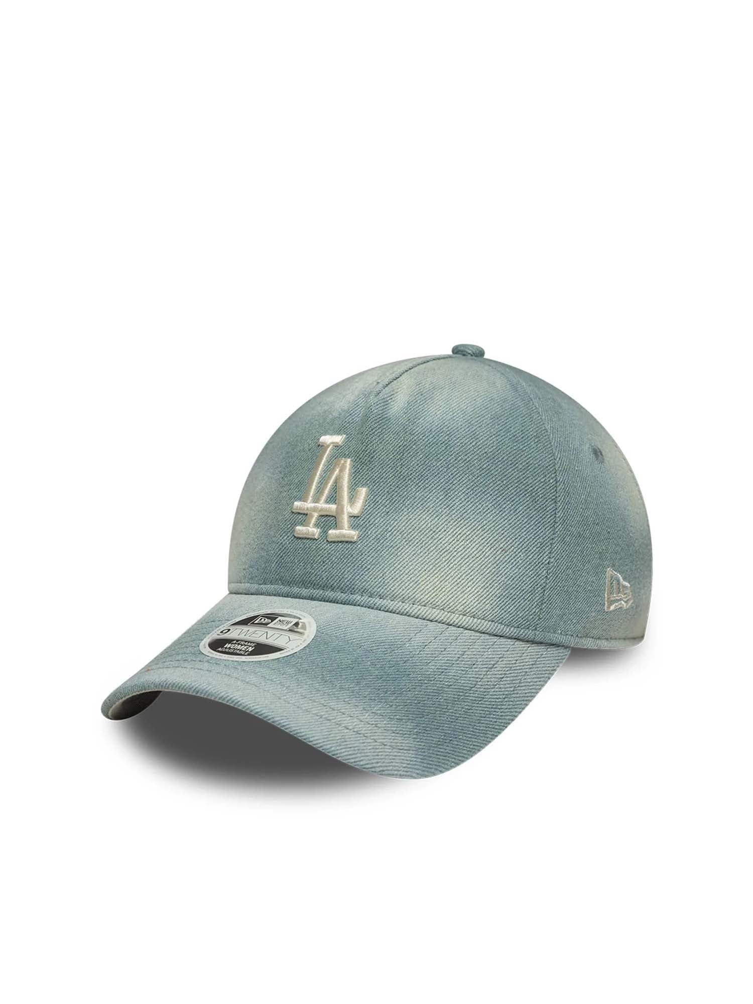 New Era Cappellino 9TWENTY A-Frame LA Dodgers MLB Denim Donna Azzurro