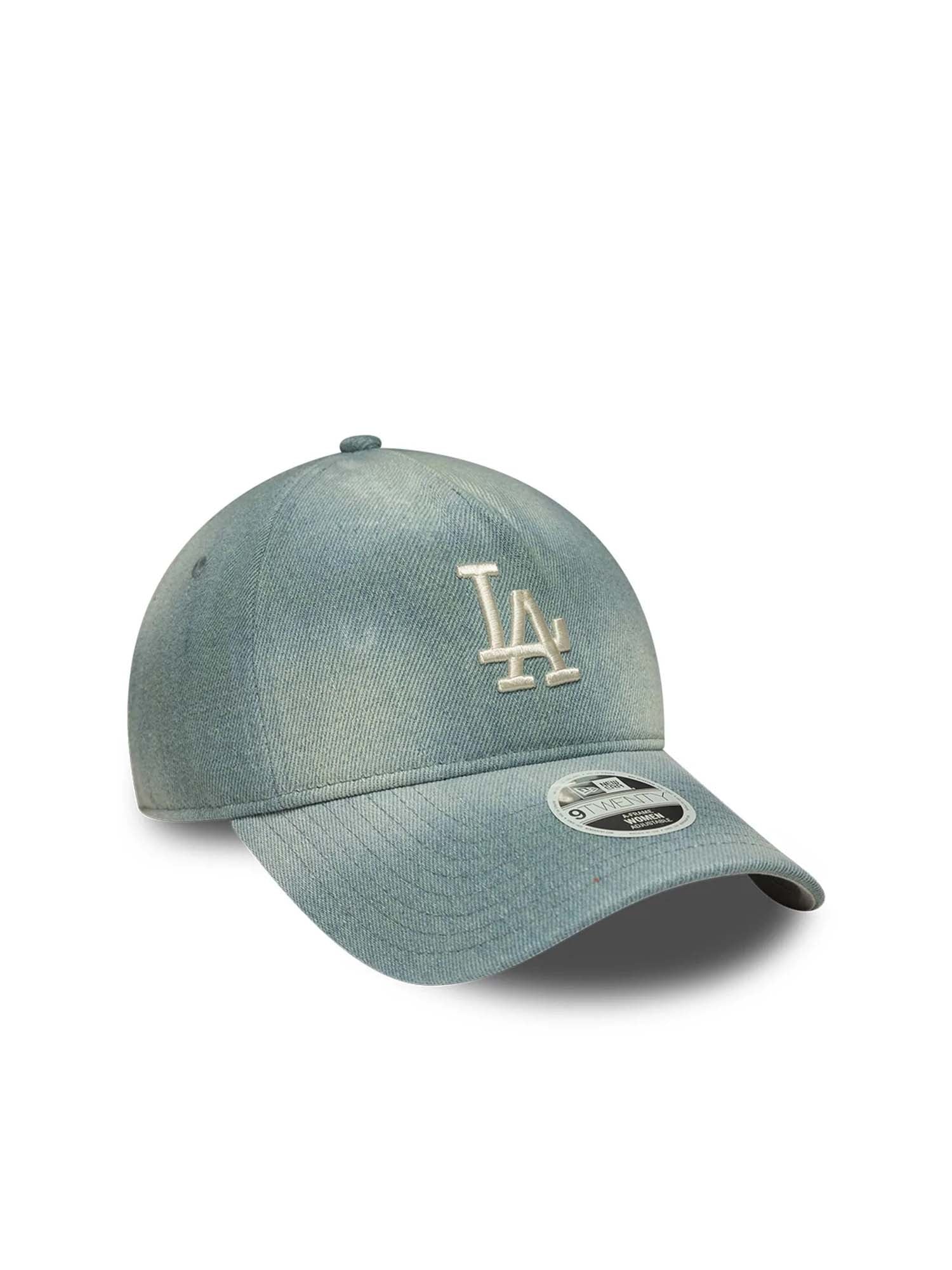 New Era Cappellino 9TWENTY A-Frame LA Dodgers MLB Denim Donna Azzurro