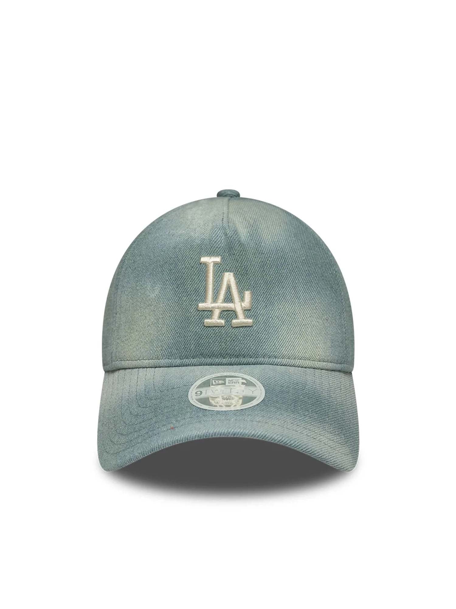 New Era Cappellino 9TWENTY A-Frame LA Dodgers MLB Denim Donna Azzurro