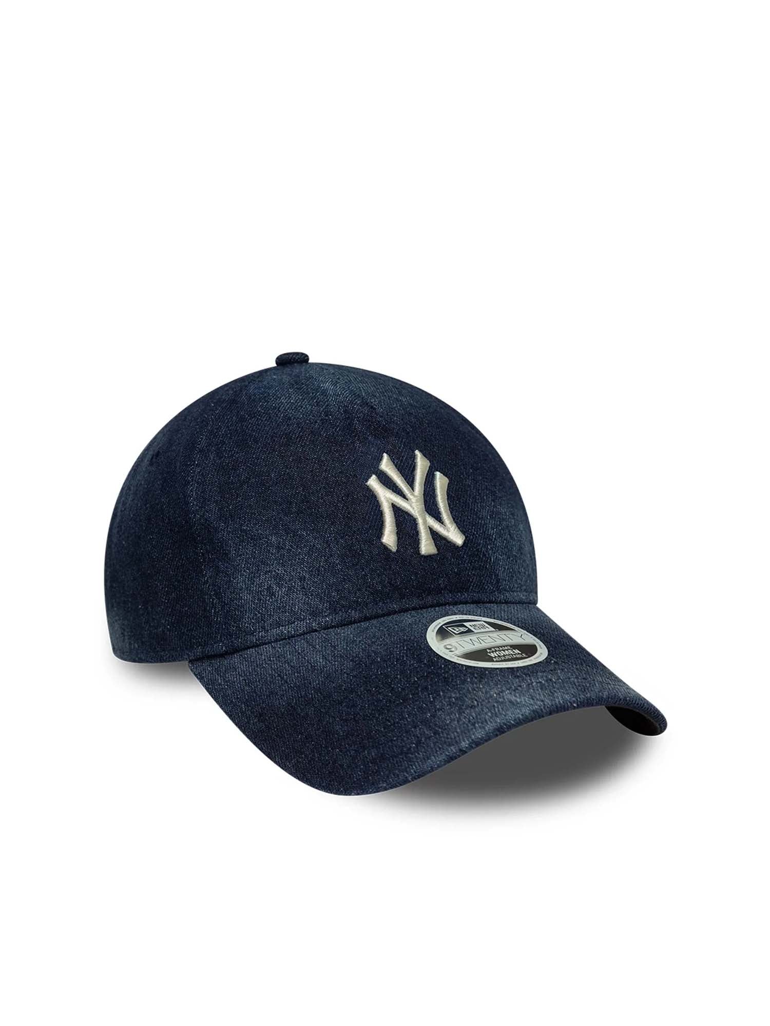 New Era Cappellino 9TWENTY A-Frame New York Yankees MLB Denim Donna Blu