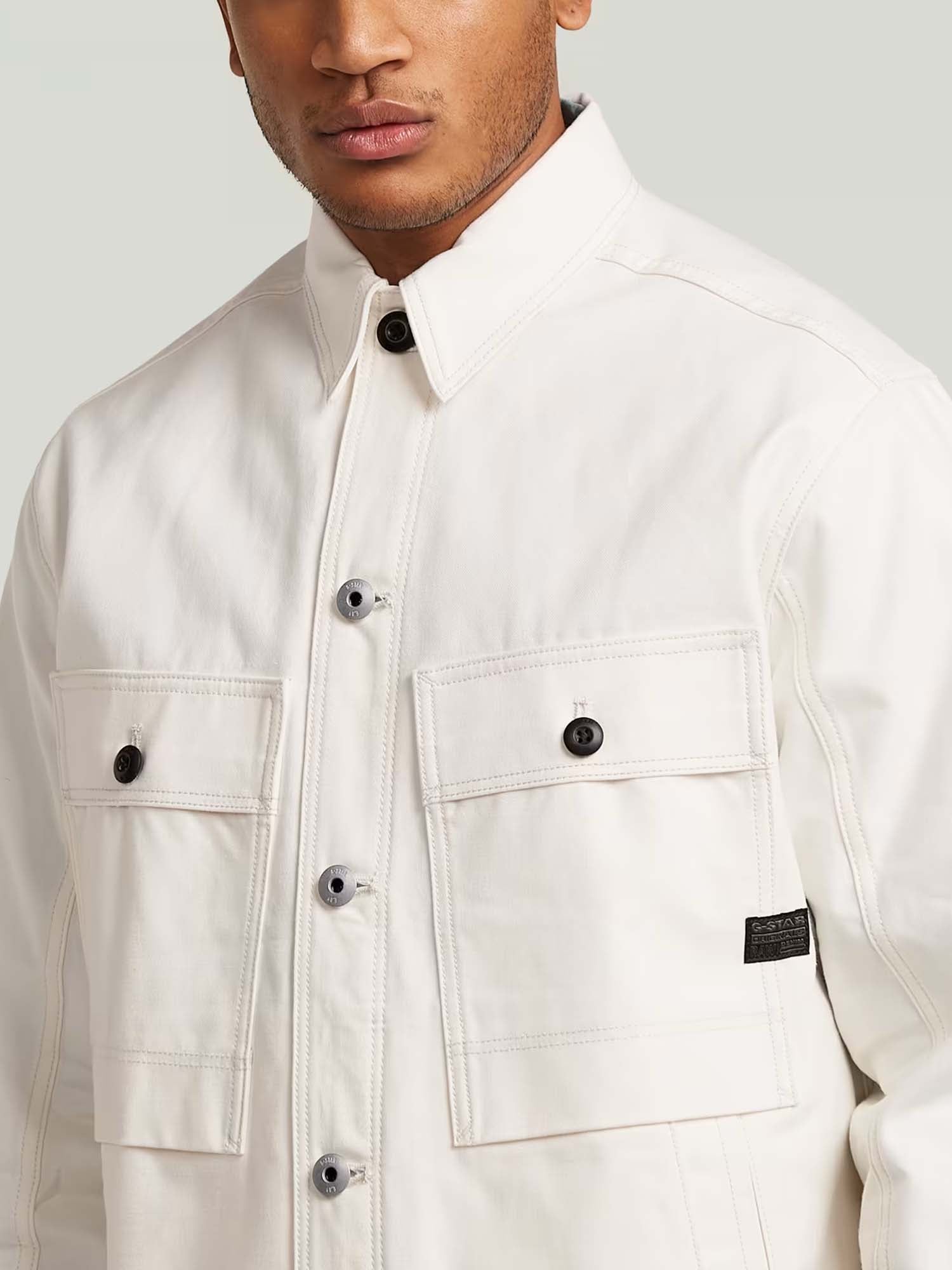 G-star Mosa Overshirt Bianco
