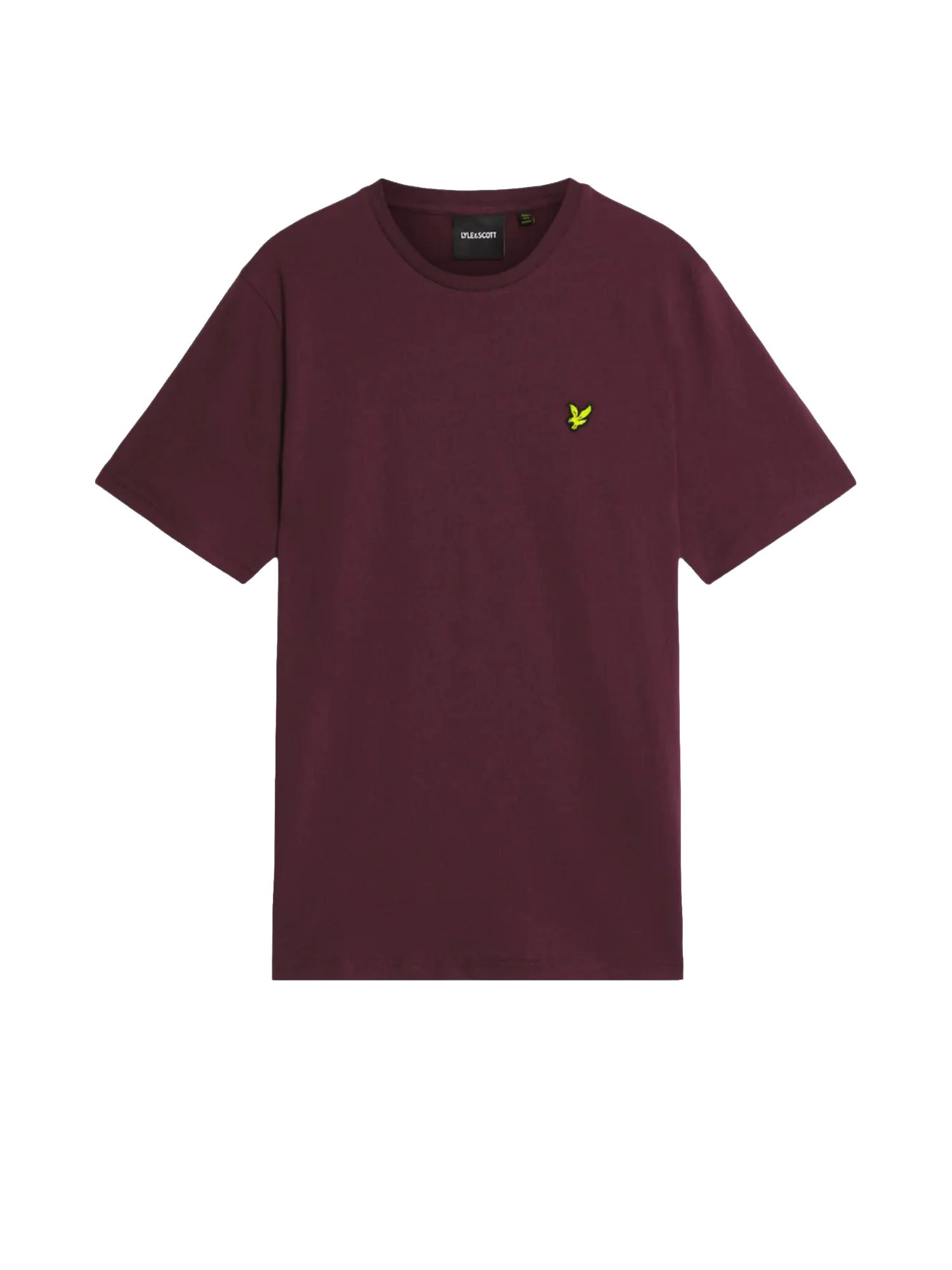 Lyle & Scott Cotton crew neck t-shirt Bordeaux