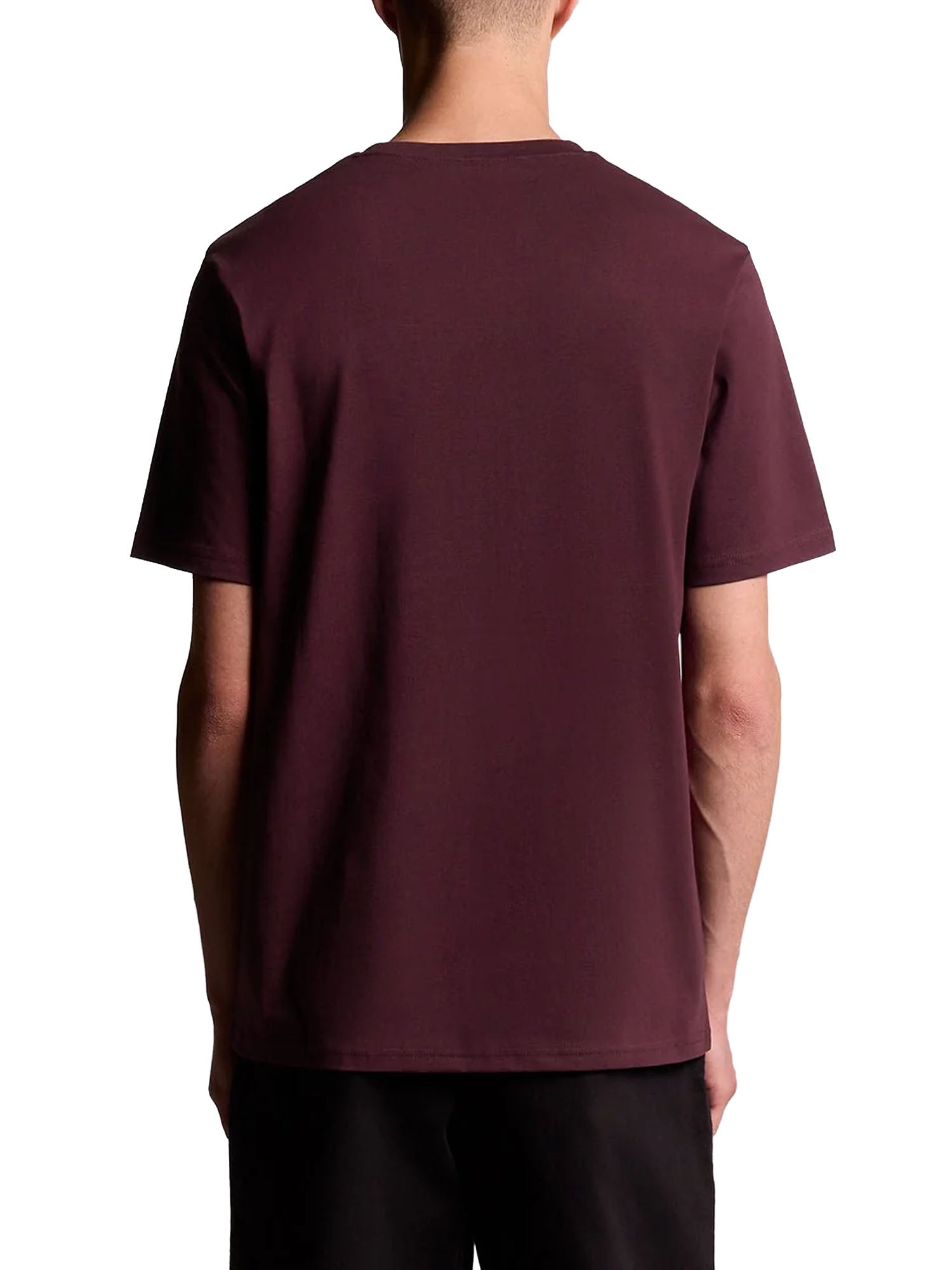Lyle & Scott Cotton crew neck t-shirt Bordeaux