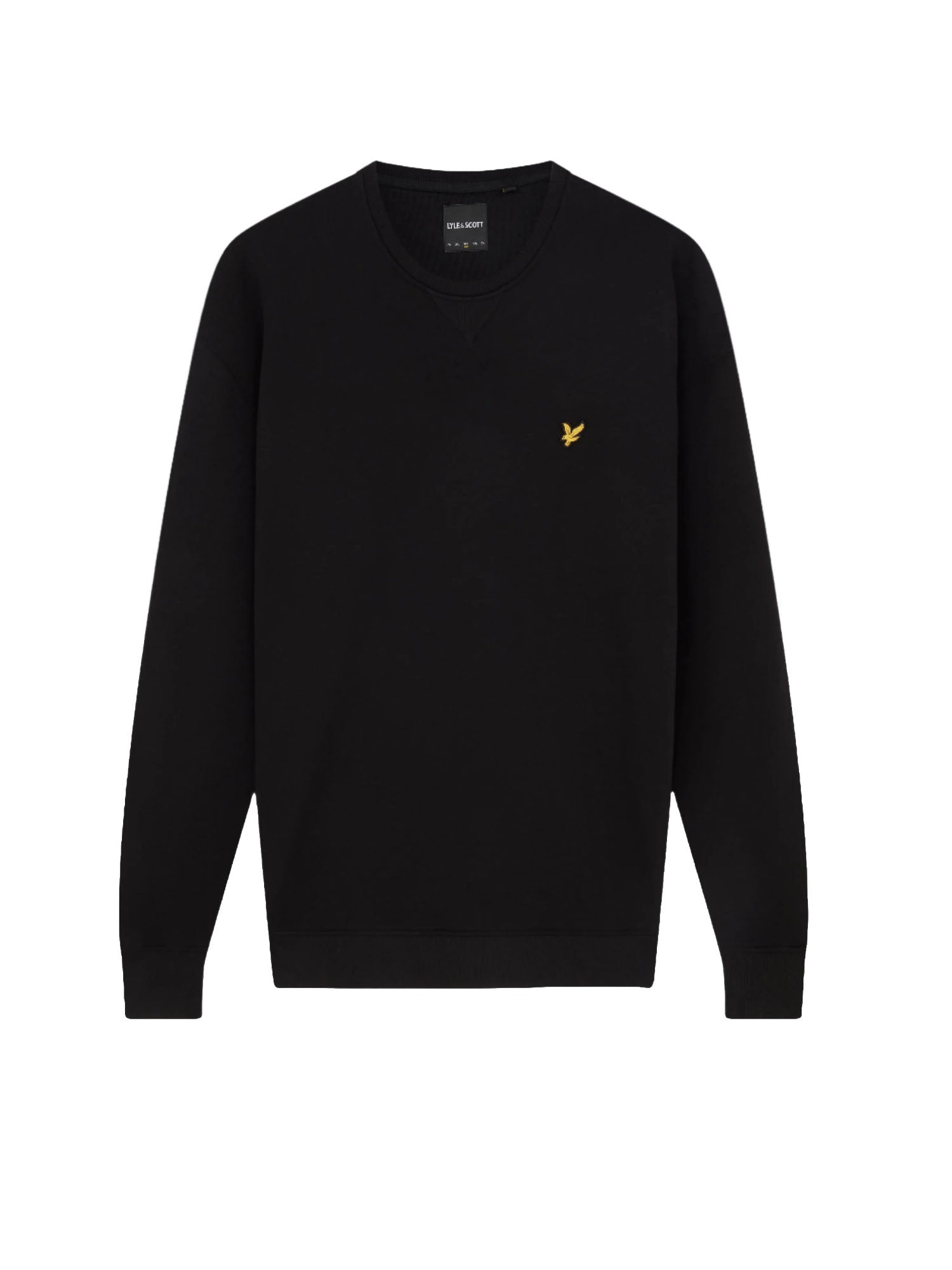 Lyle & Scott Cotton crew neck sweatshirt Nero