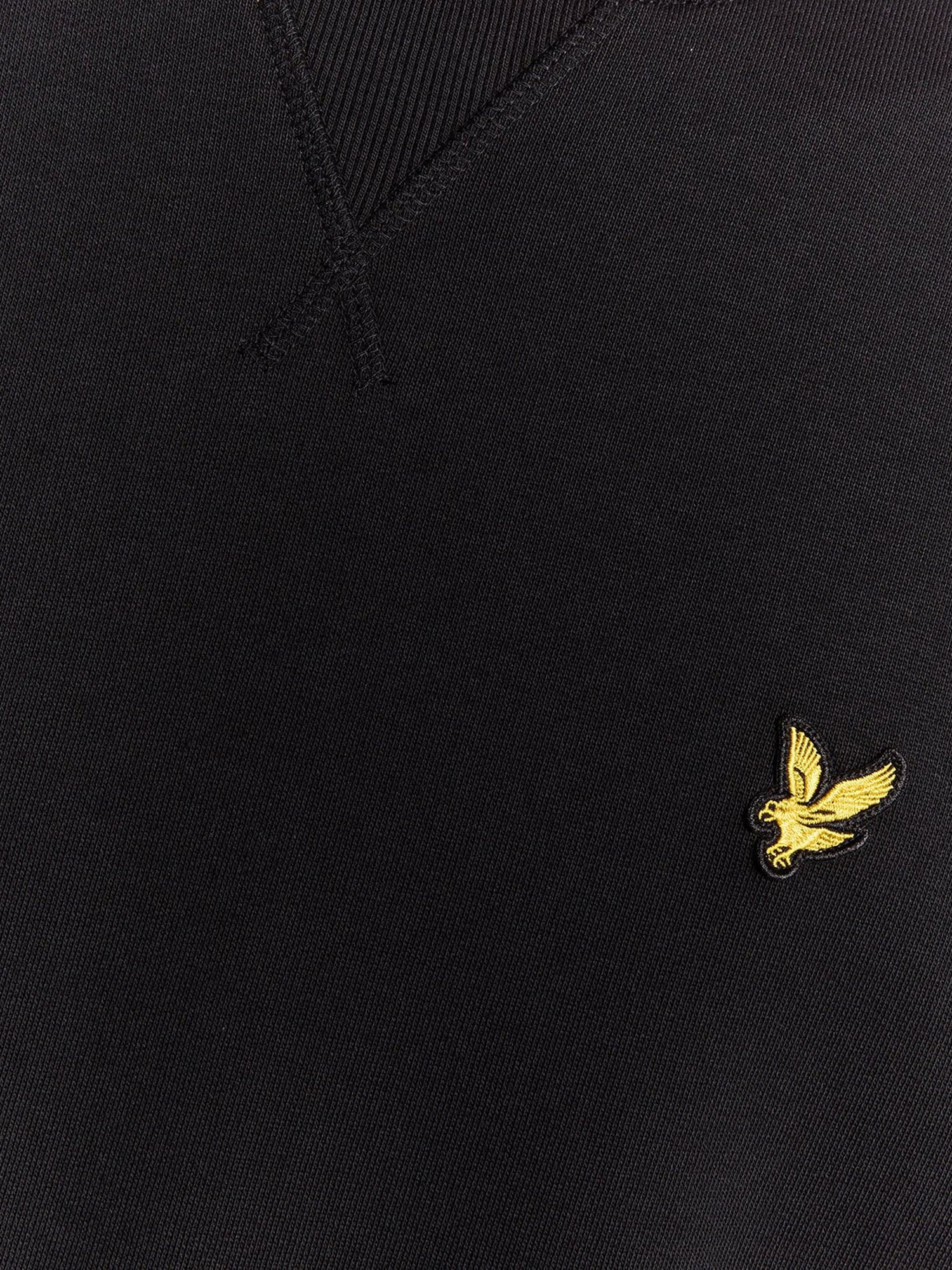 Lyle & Scott Cotton crew neck sweatshirt Nero