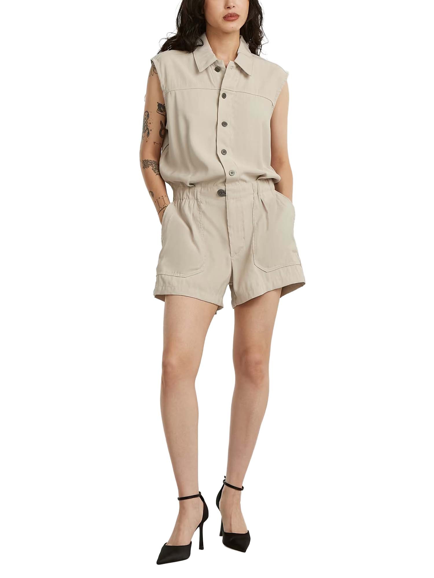 G-star Summer Playsuit Beige