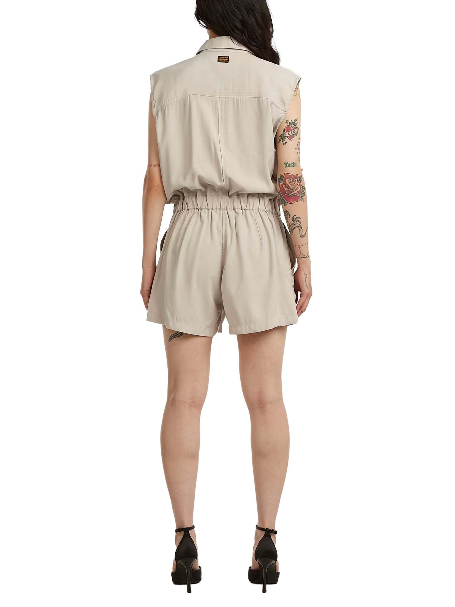 G-star Summer Playsuit Beige