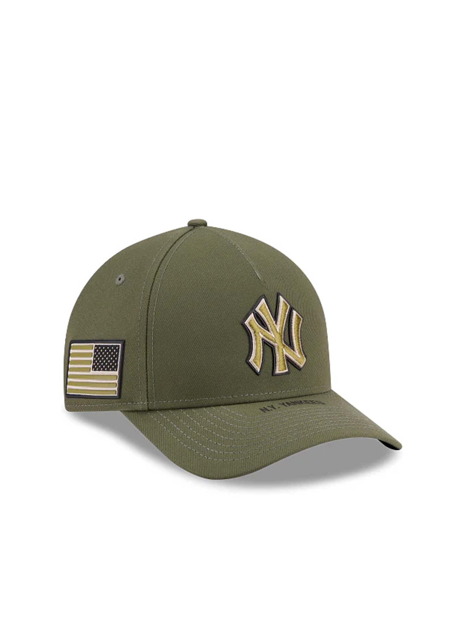 New Era Cappellino 9FORTY New York Yankees MLB Armed Forces Day 2026 Verde