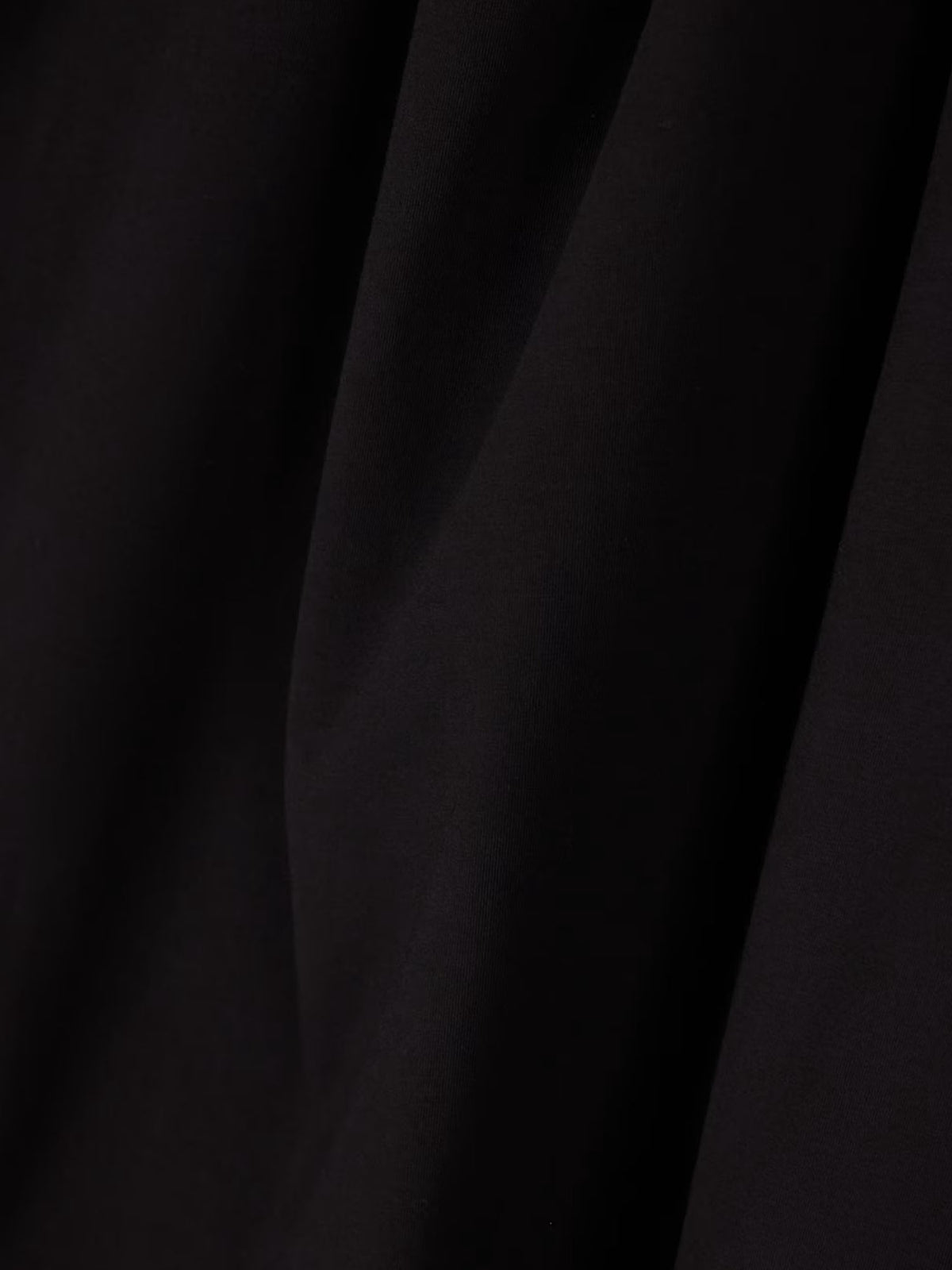 Ea7 T-shirt Logo Series in cotone con bande sulle spalle Nero