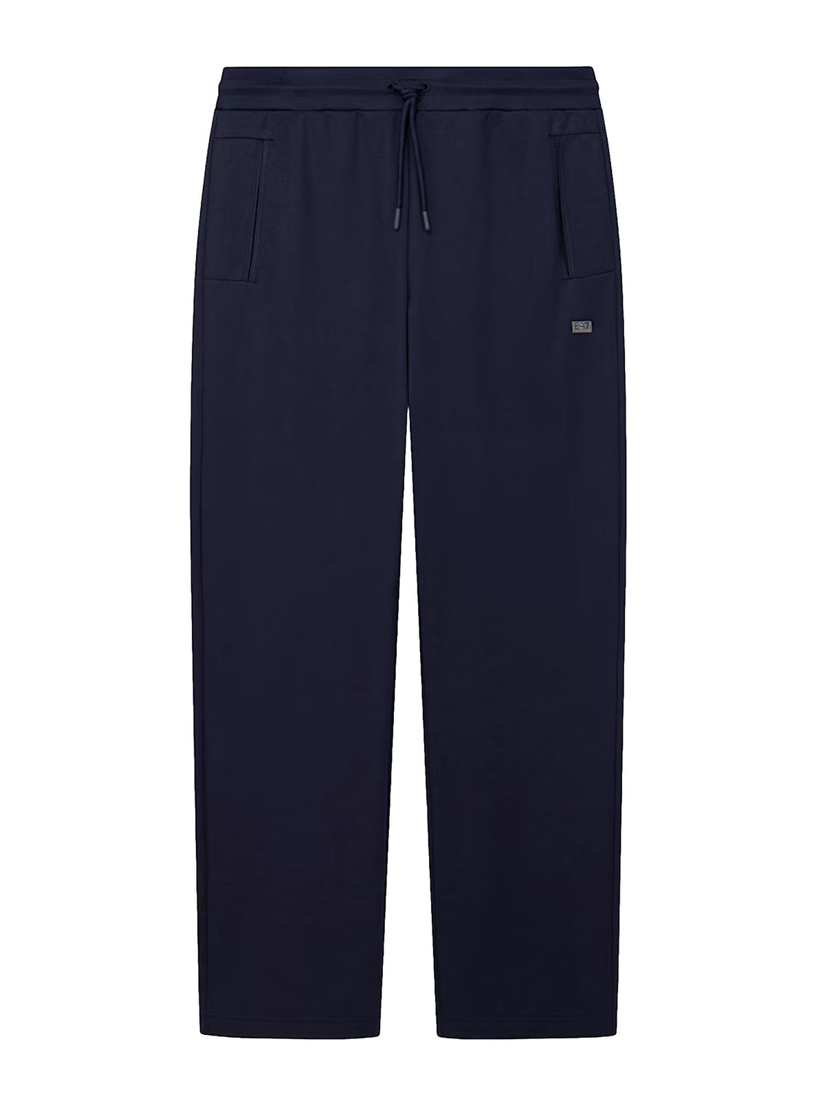 Ea7 Pantaloni Lux Identity slim fit in jersey con coulisse Blu