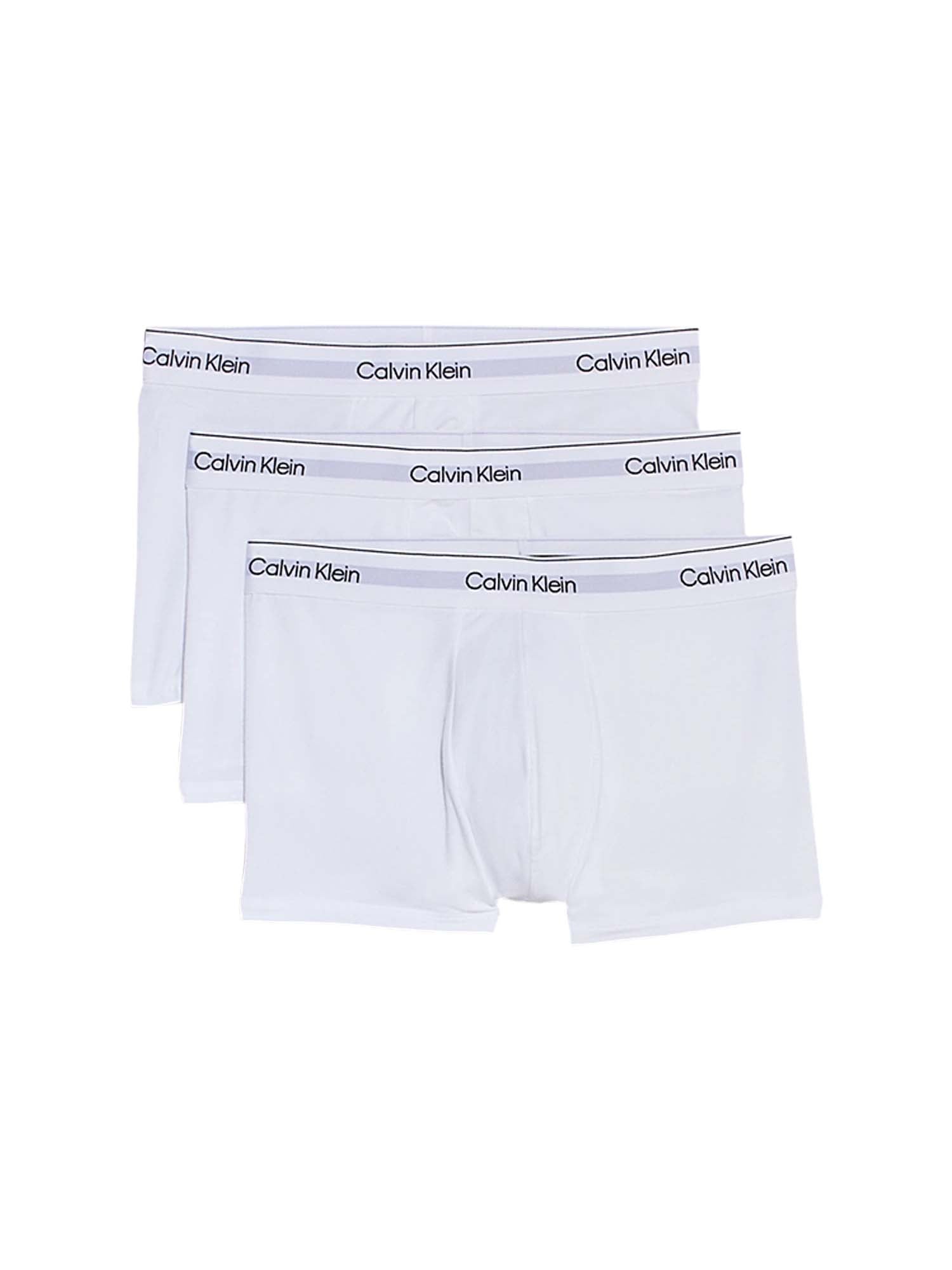 Calvin Klein Boxer corti in confezione da 3 - Icon Cotton Stretch Bianco
