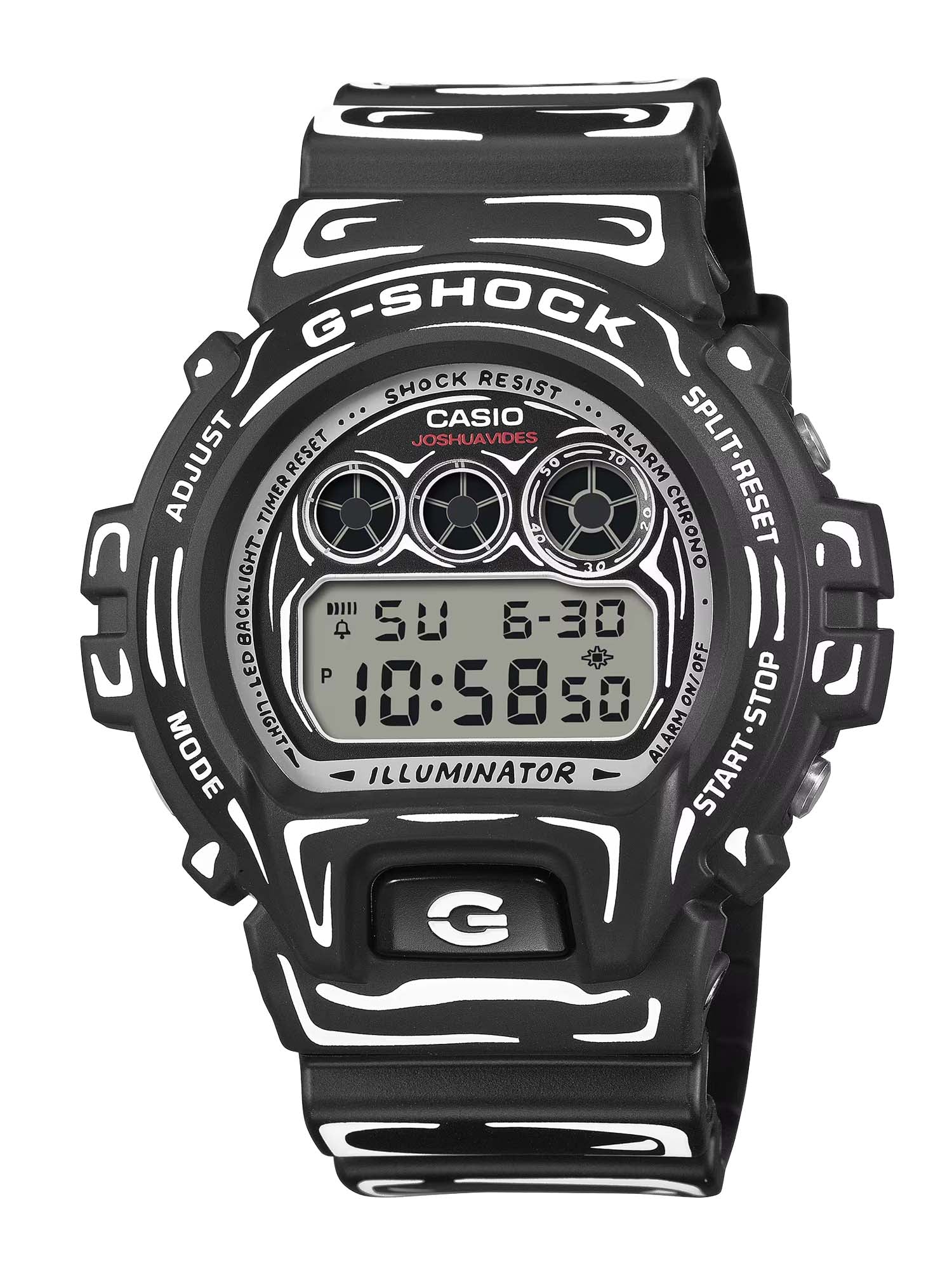 Casio Orologio DW-6900JV-1 G-Shock x Joshua Vides Nero