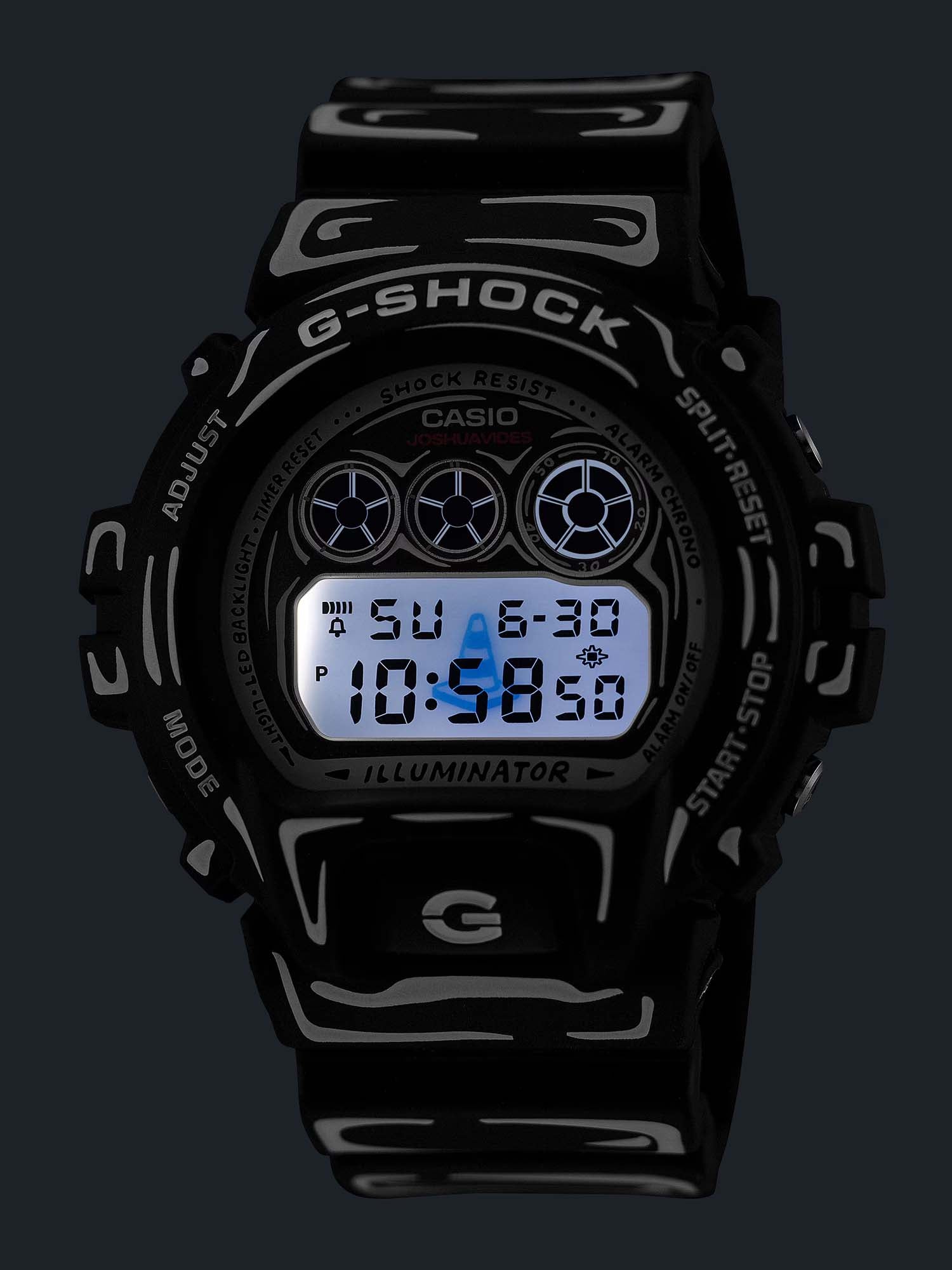 Casio Orologio DW-6900JV-1 G-Shock x Joshua Vides Nero