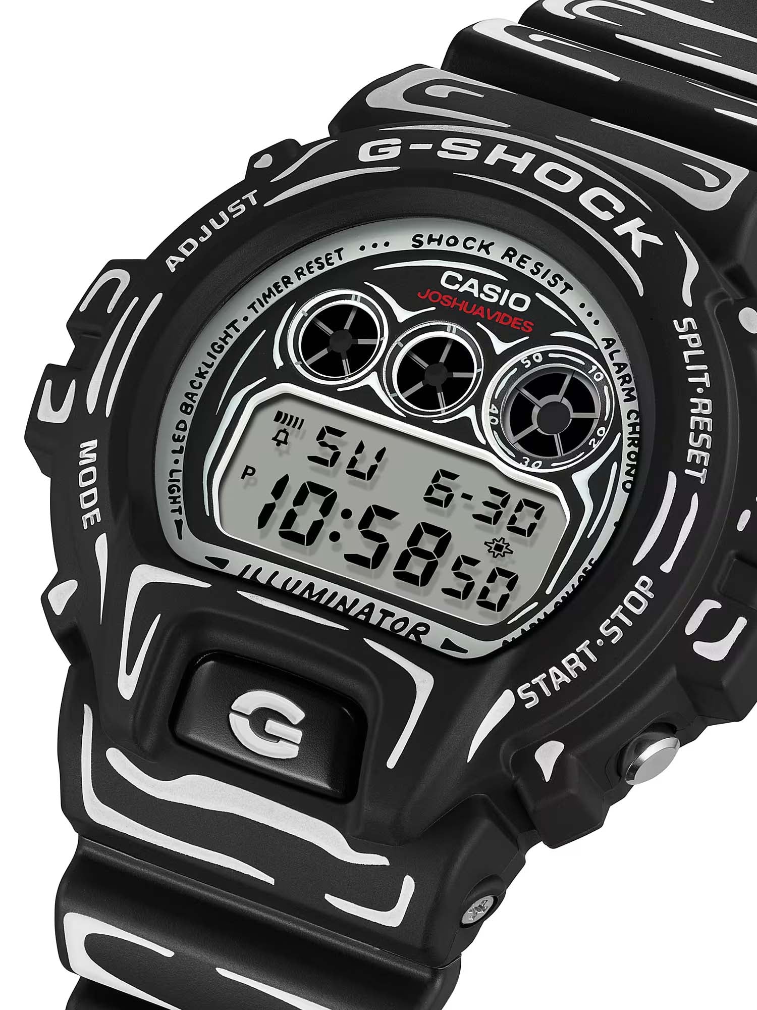 Casio Orologio DW-6900JV-1 G-Shock x Joshua Vides Nero