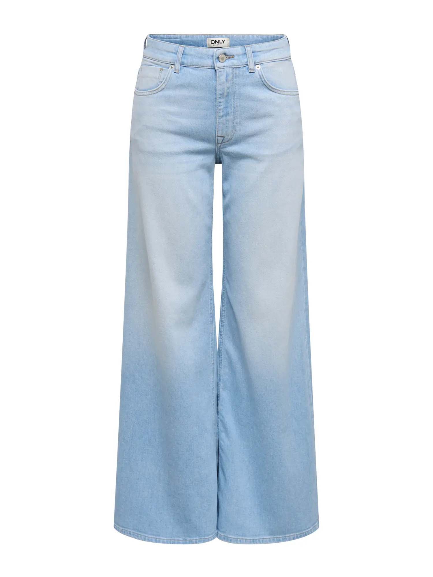 Only Jeans Onlcalifornia Mw Wd Flar Azzurro