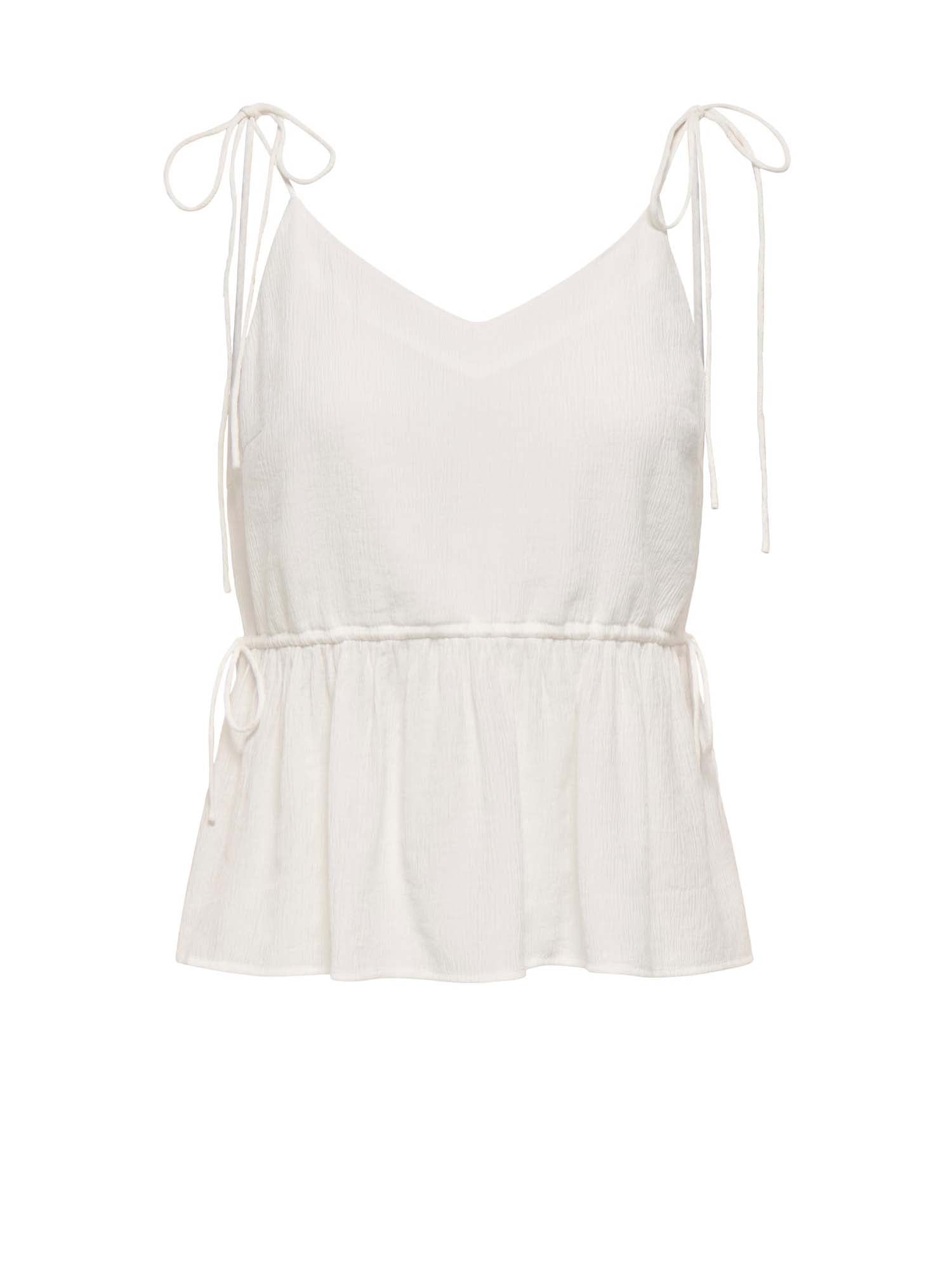 Only Top Onlnele Structure Singlet Bianco