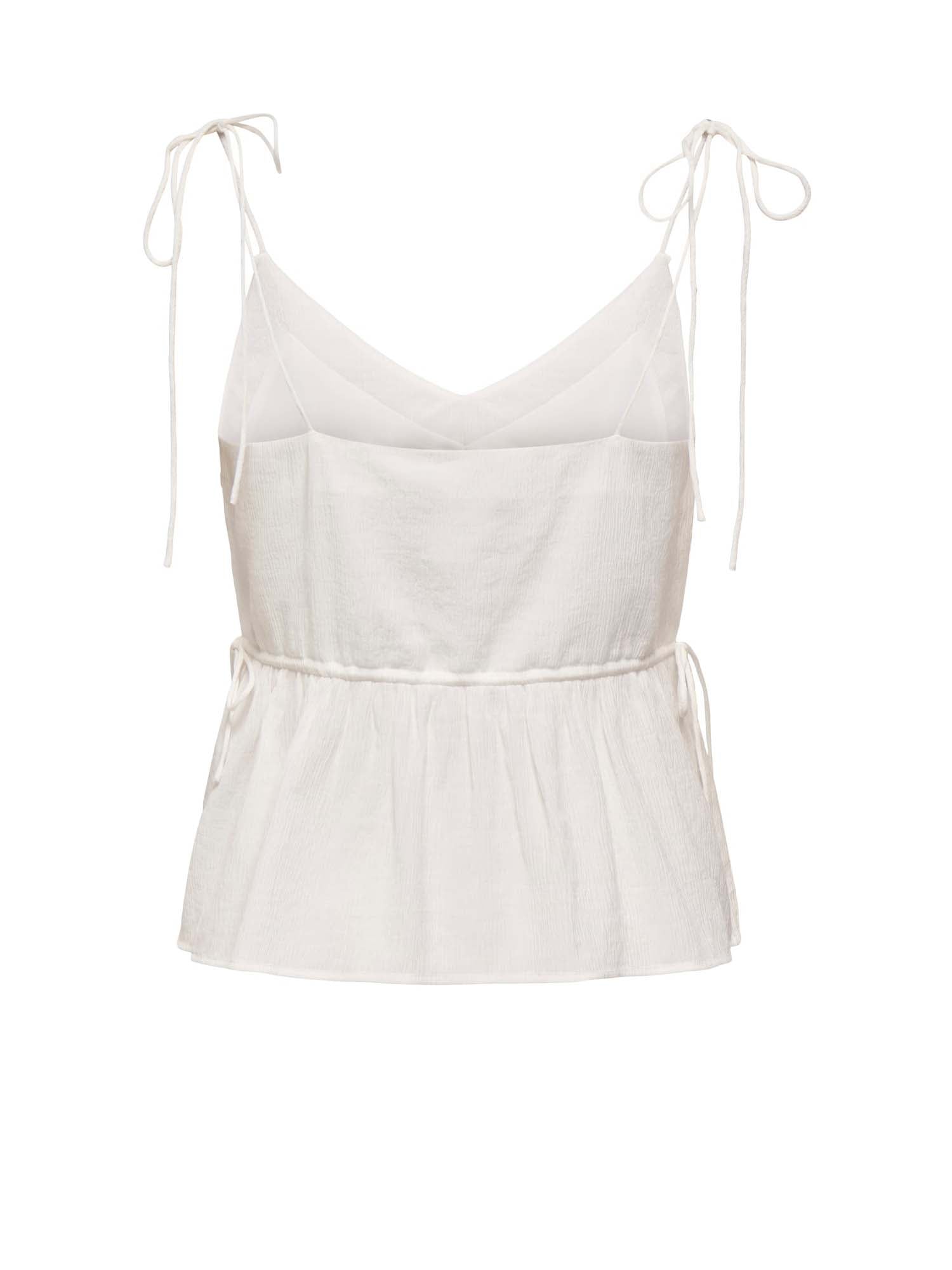 Only Top Onlnele Structure Singlet Bianco