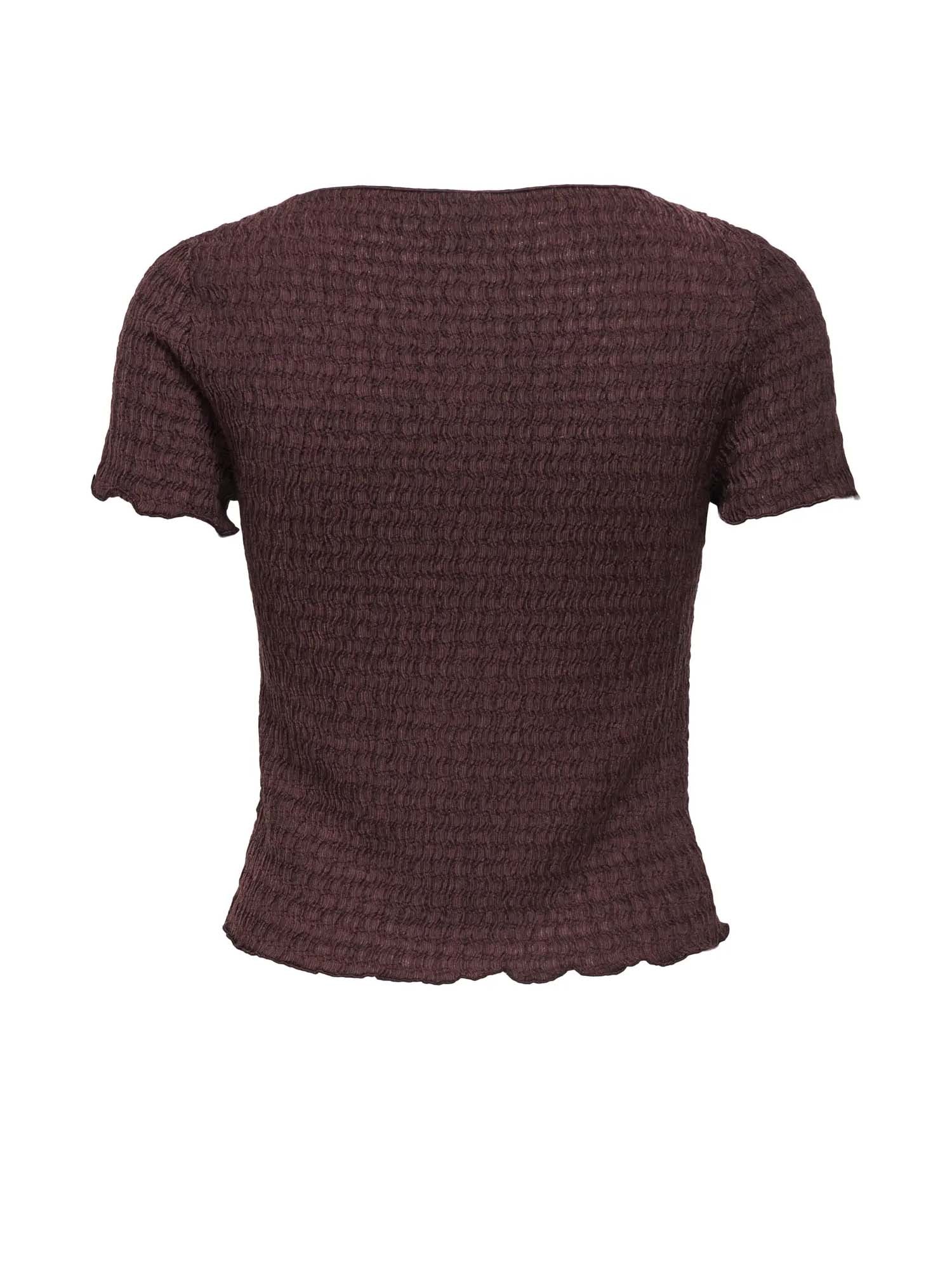Only T-Shirt Onlilse S/S Top Structure Bordeaux