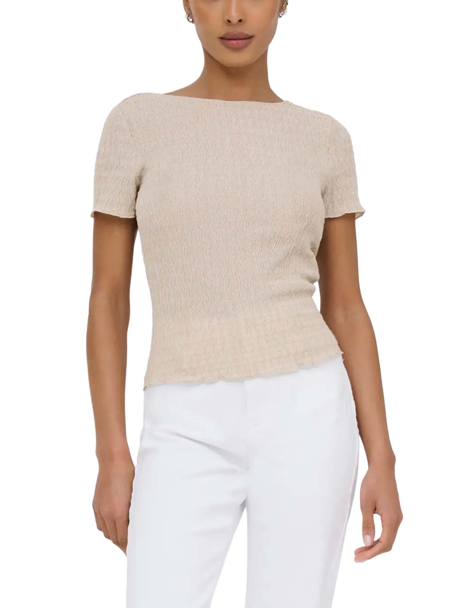 Only T-Shirt Onlilse S/S Top Structure Grigio