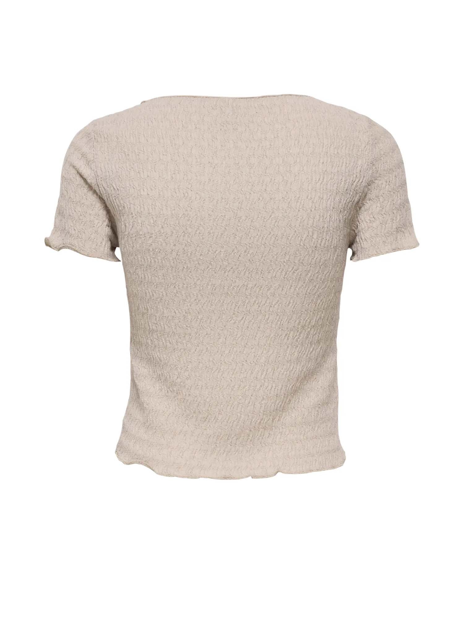 Only T-Shirt Onlilse S/S Top Structure Grigio