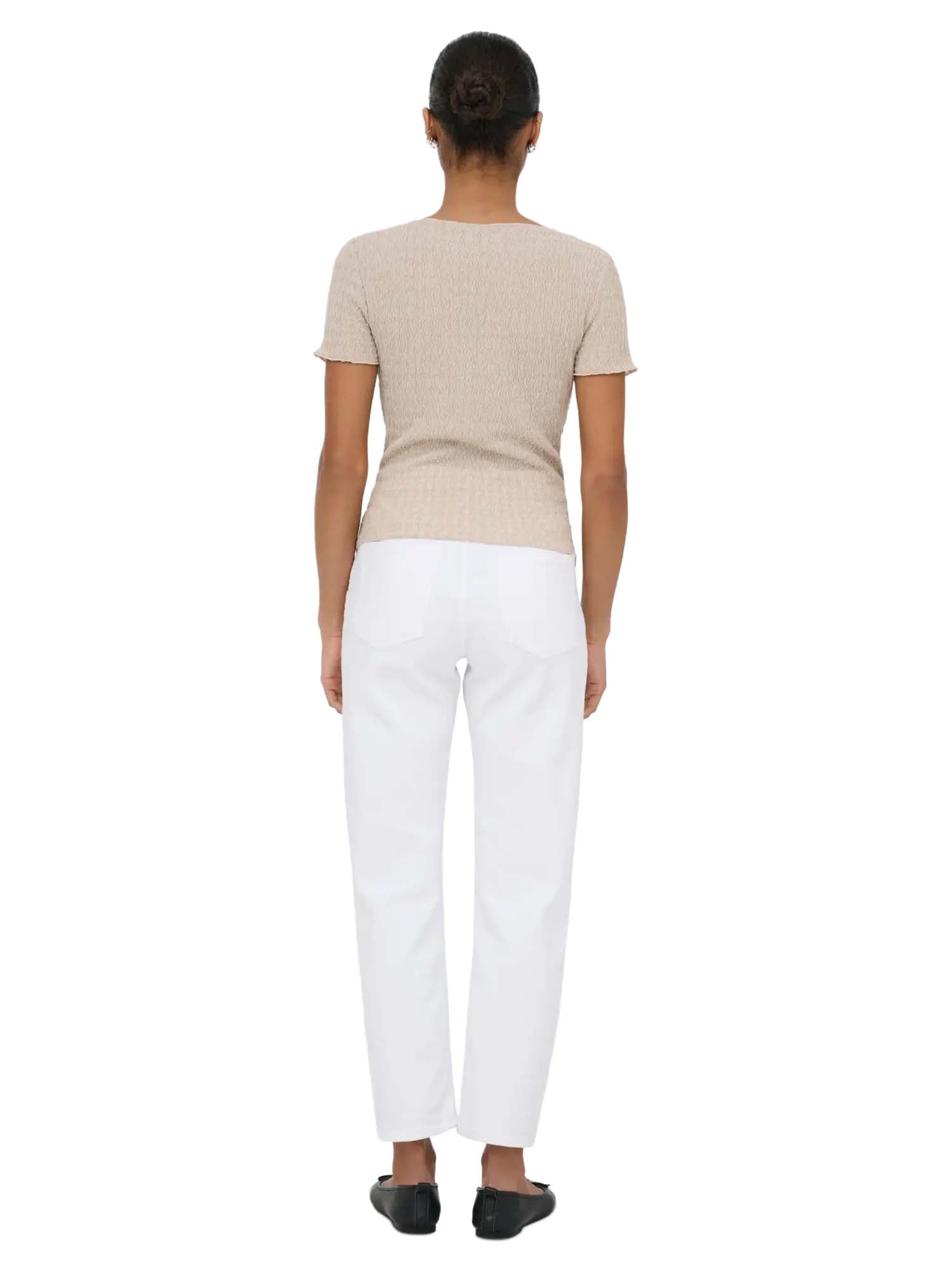 Only T-Shirt Onlilse S/S Top Structure Grigio