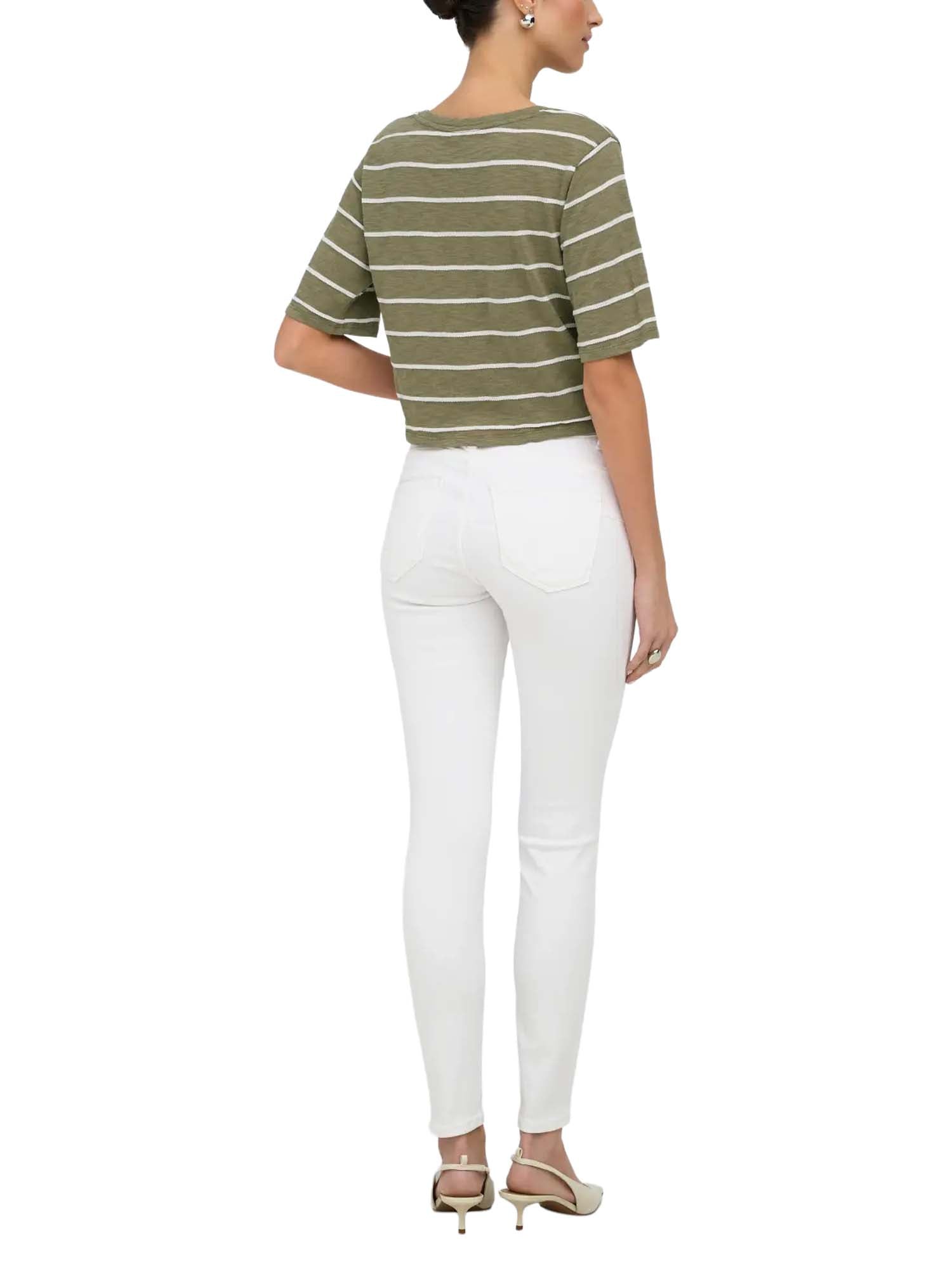 Only Top Onlsummer S/S V-Neck Knot Verde