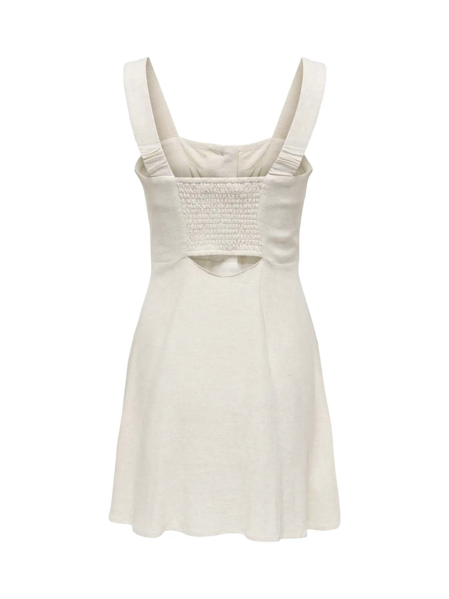 Only Abito Siesta Linen Bianco