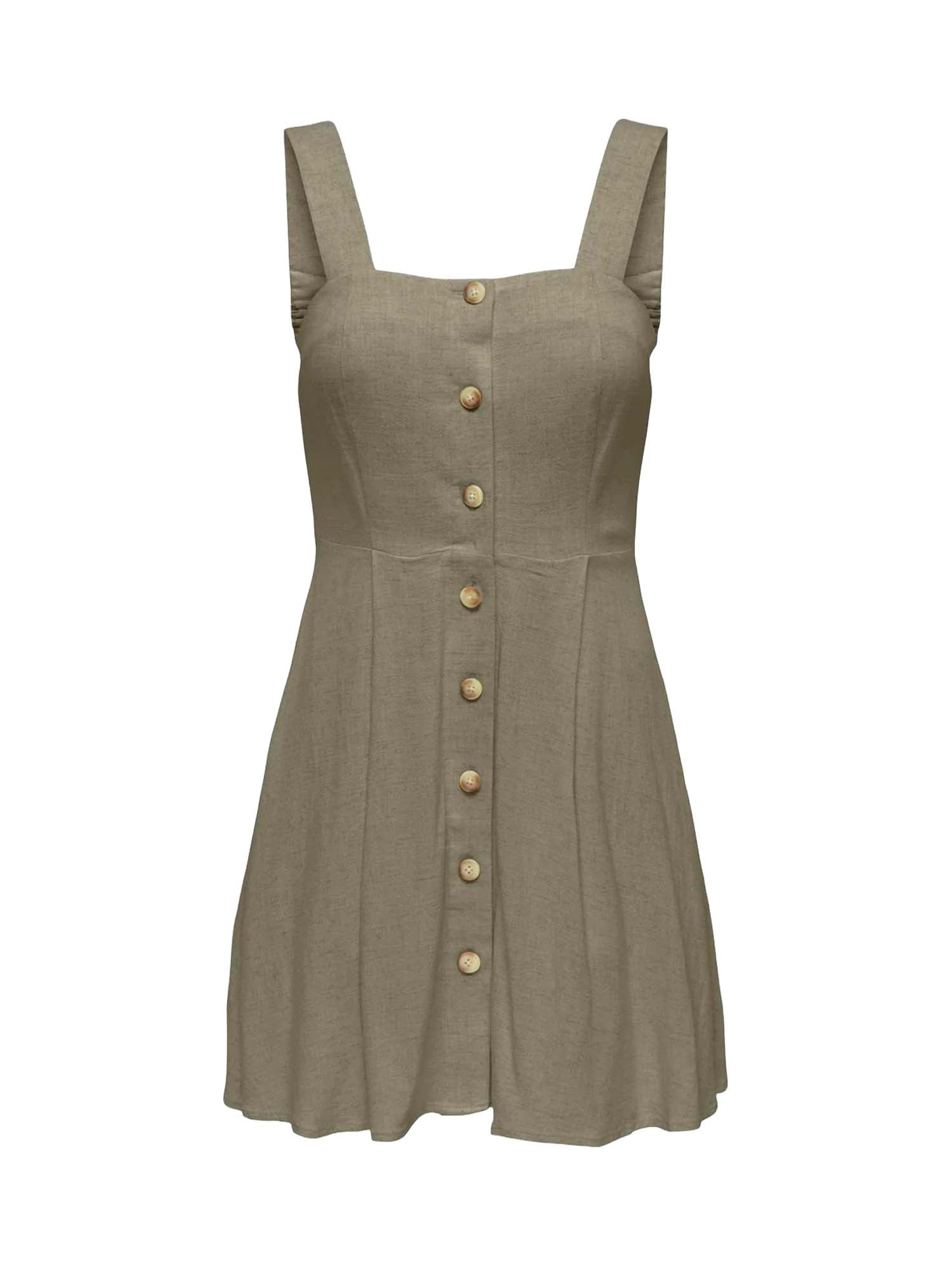 Only Abito Siesta Linen Verde